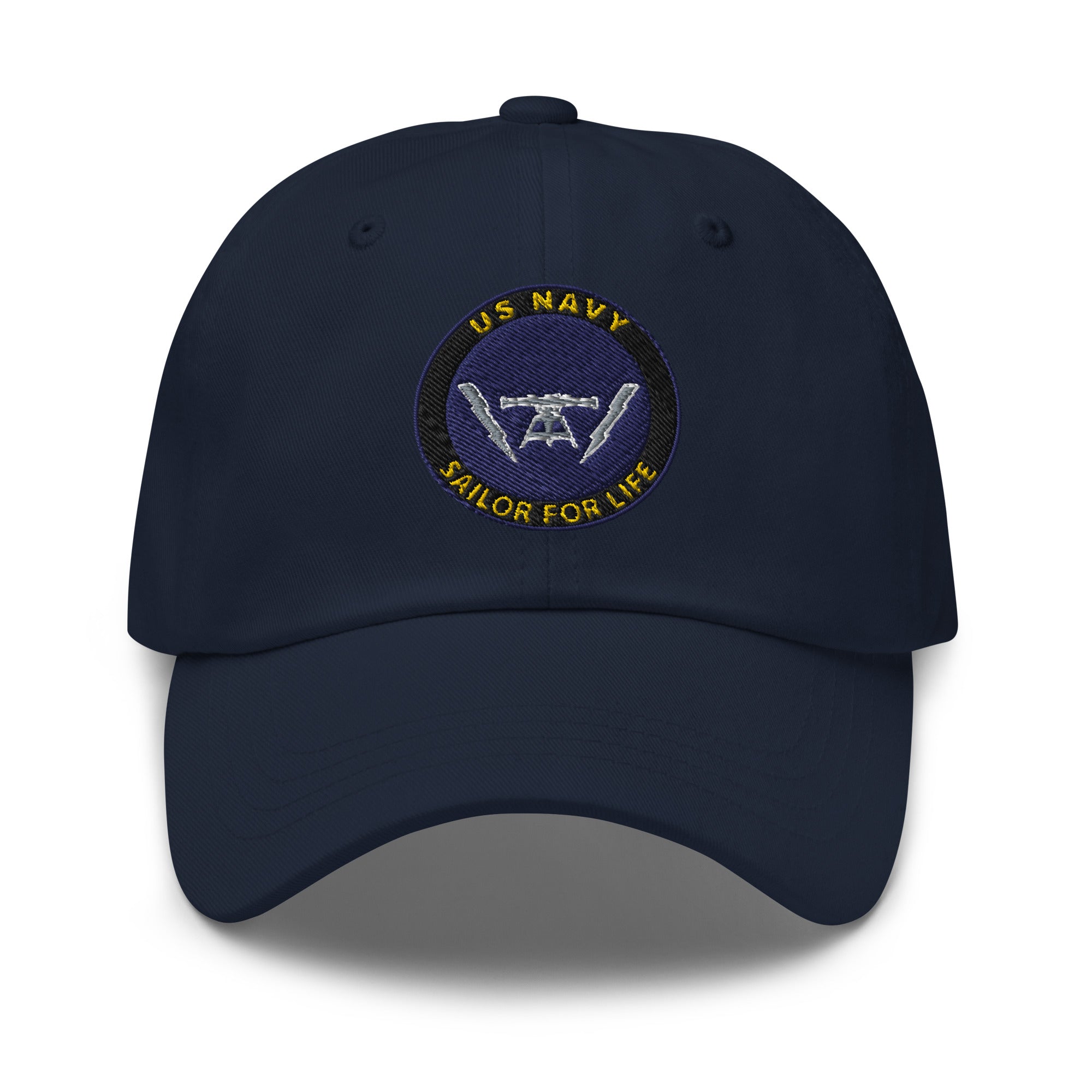 US Navy Fire Controlman Navy FC Sailor For Life Embroidered Dad Hat