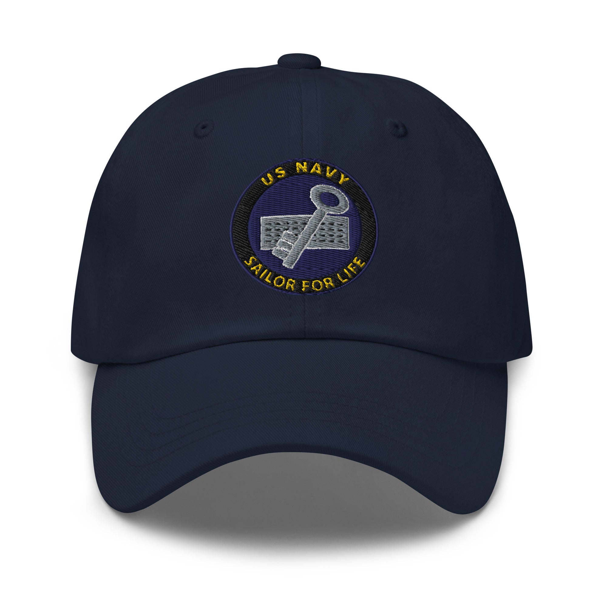 US Navy Disbursing Clerk Navy DK Sailor For Life Embroidered Dad Hat