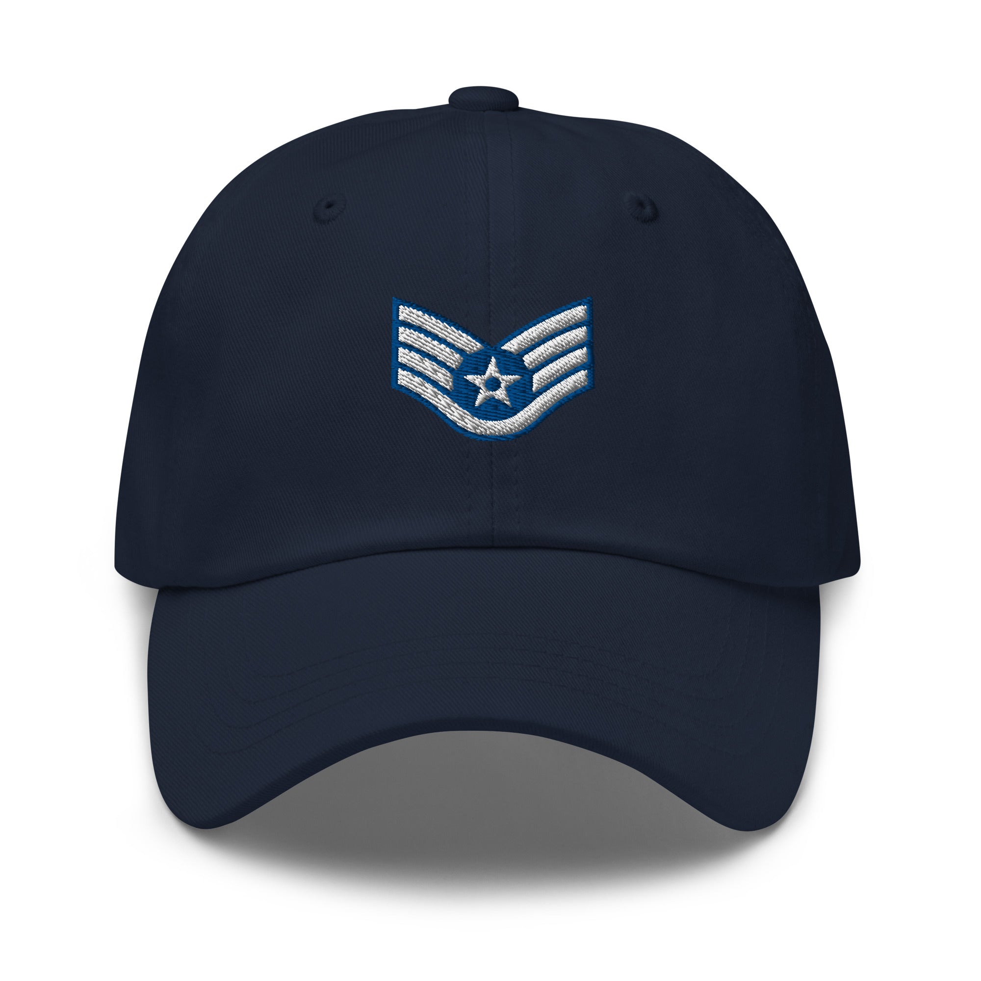 US Air Force E-5 Staff Sergeant SSgt Insignia Embroidered Dad Hat