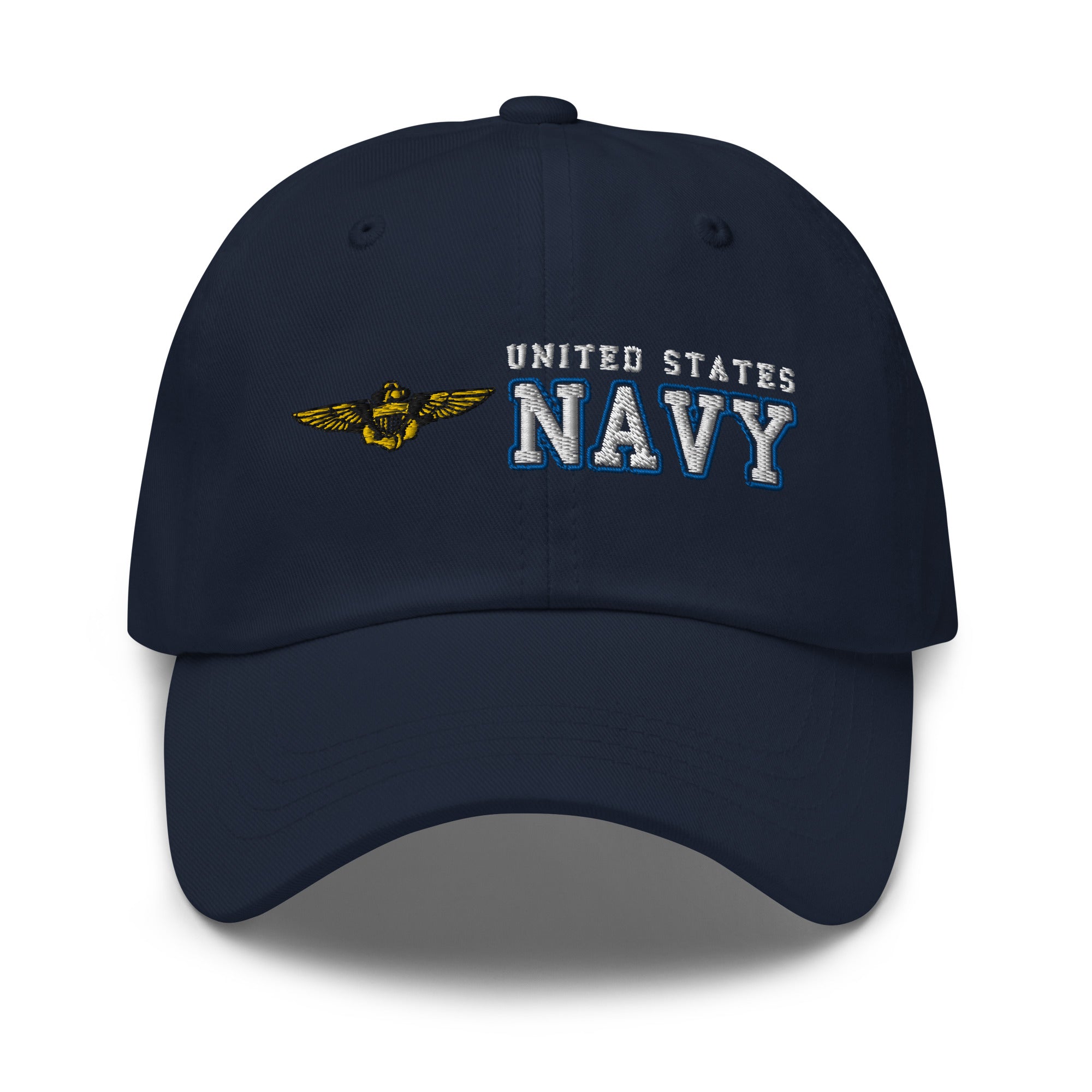 US Navy Naval Aviator Ranks/Insignia Embroidered Dad Hat