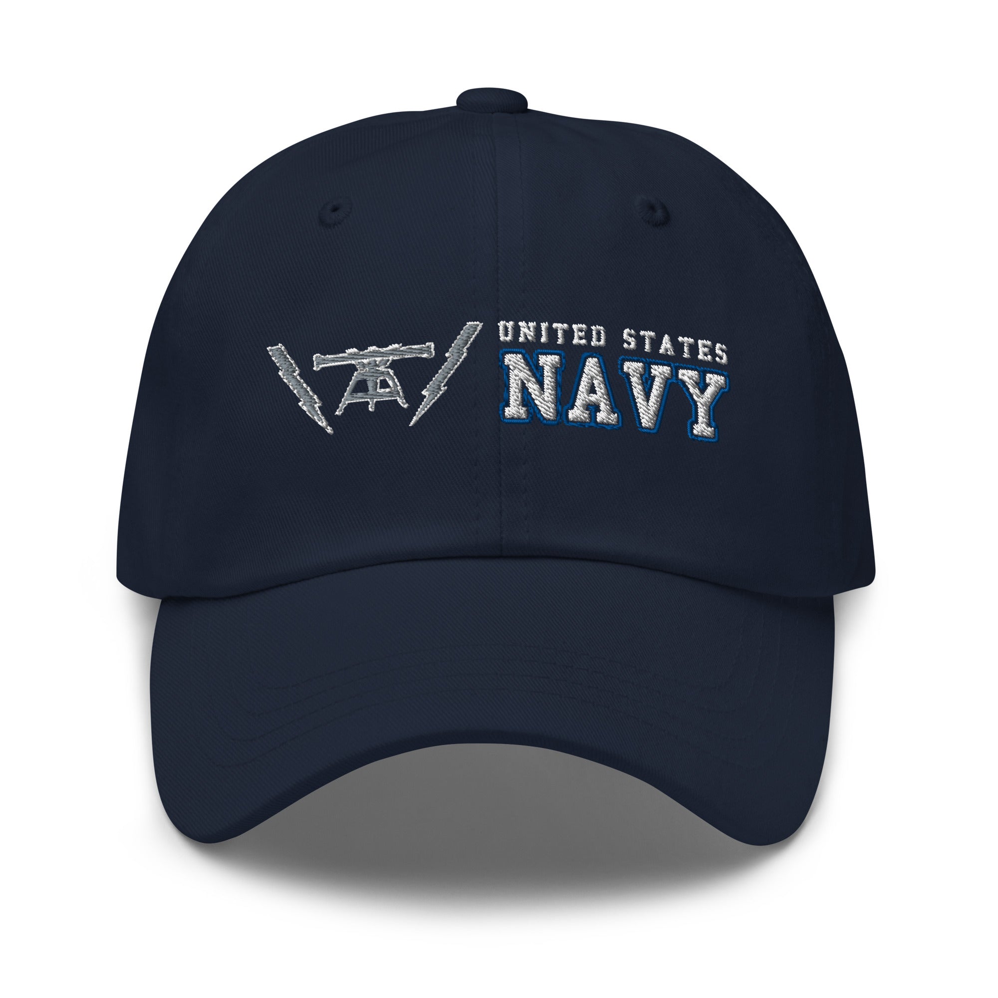 US Navy Fire Controlman Navy FC Ranks/Insignia Embroidered Dad Hat