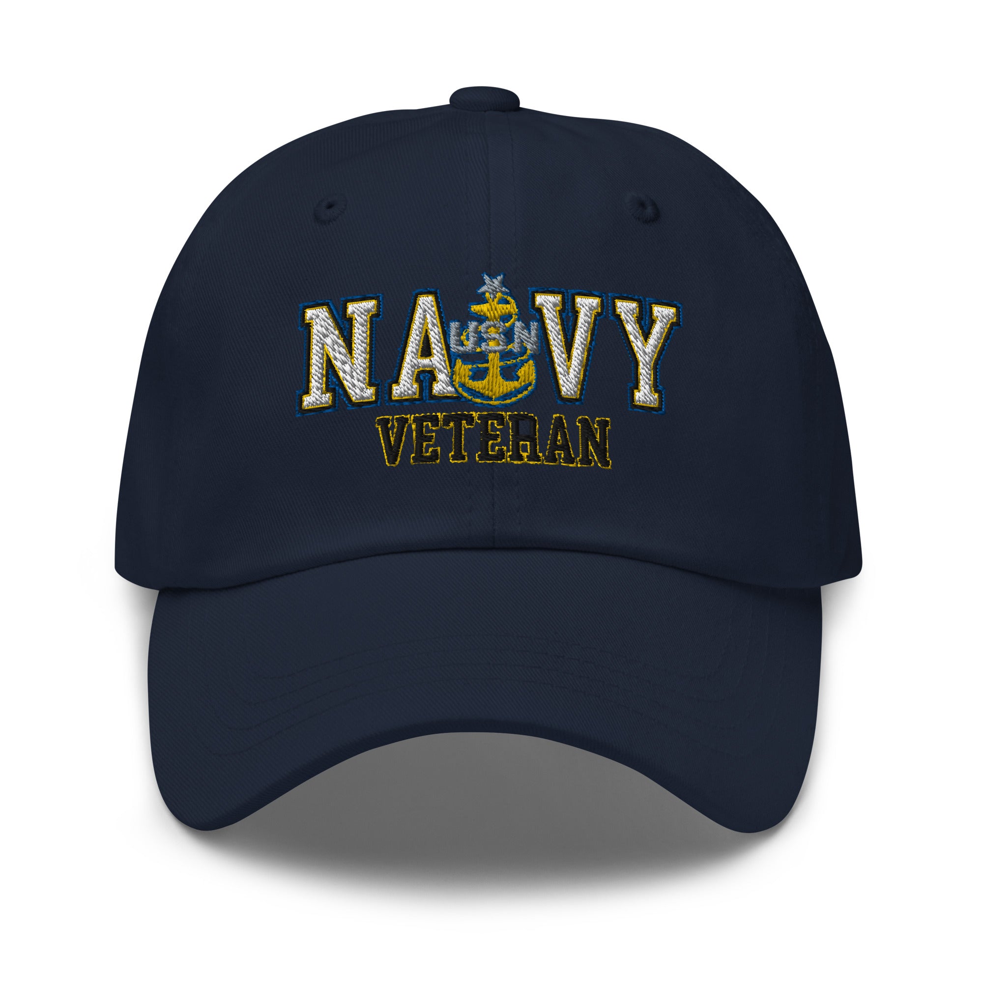 US Navy E-8 SCPO Veteran Embroidered Dad Hat