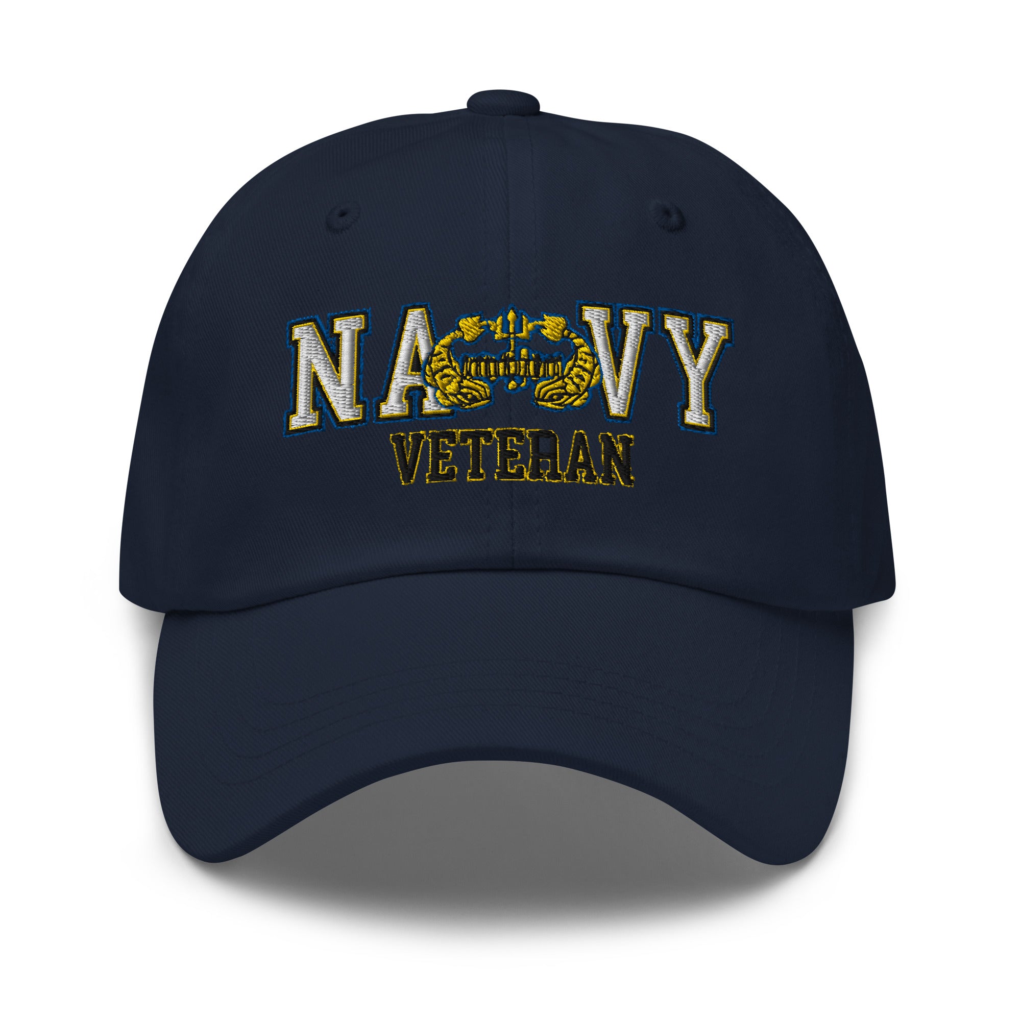 US Navy Deep Submergence Officer Veteran Embroidered Dad Hat