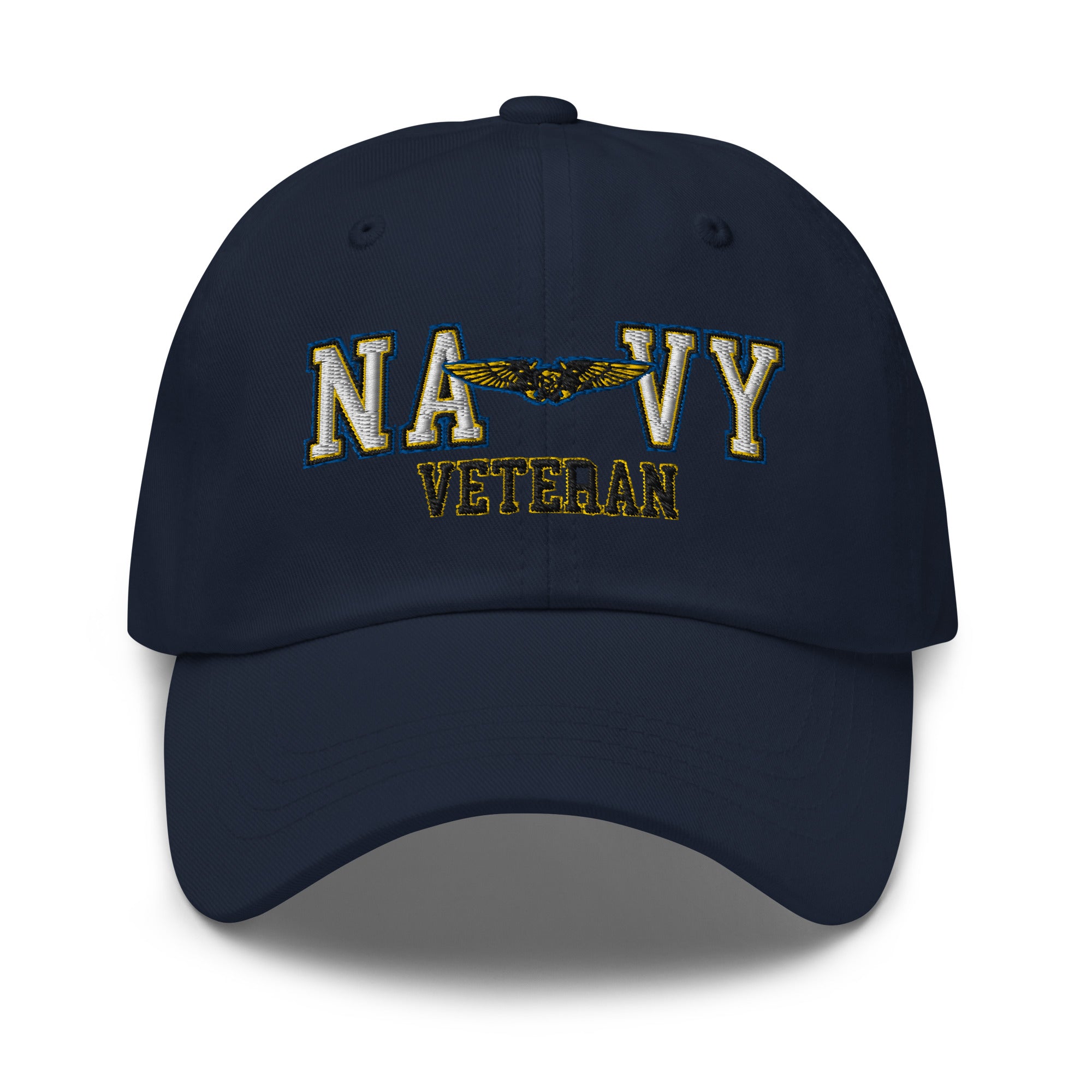 US Navy Naval Astronaut Flight Officer Veteran Embroidered Dad Hat