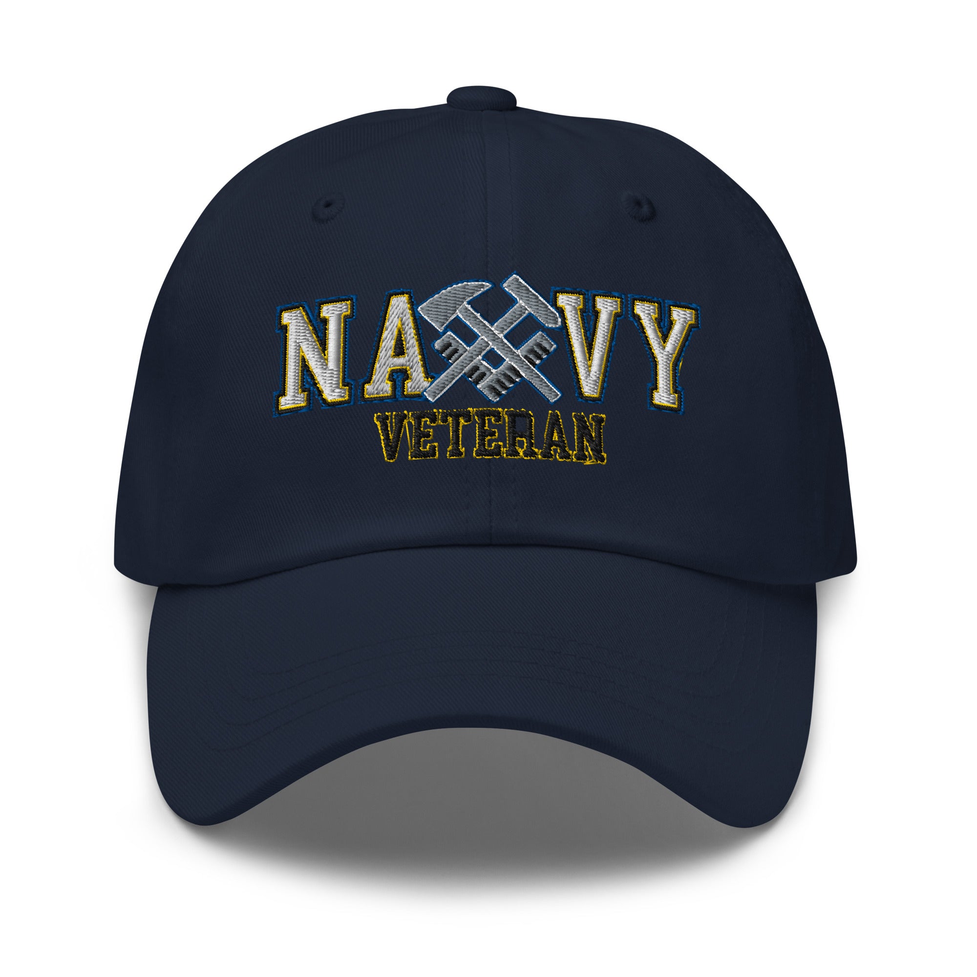 US Navy Hull Maintenance Technician Navy HT Veteran Embroidered Dad Hat