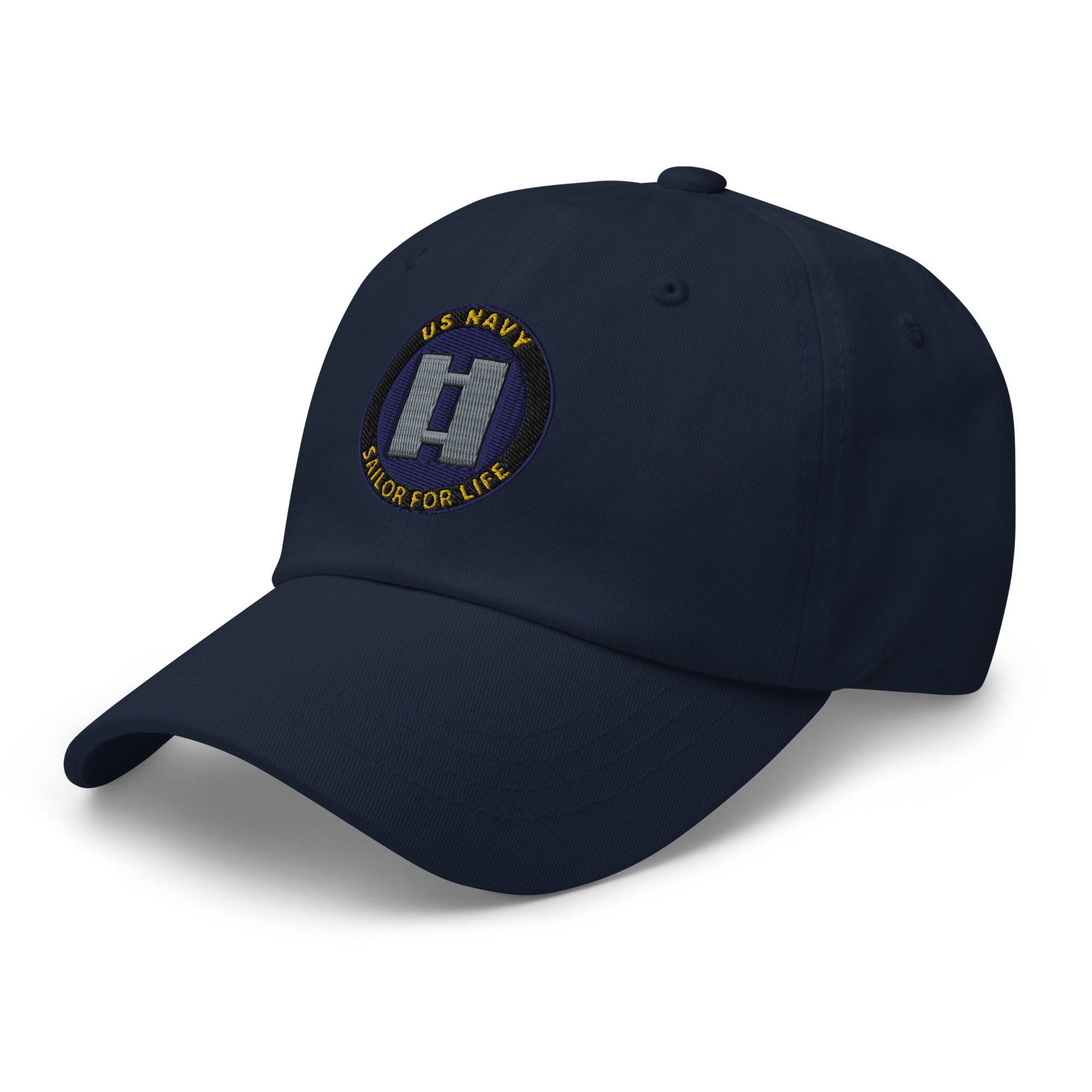 US Navy O-3 Lieutenant O3 LT Junior Officer  Sailor For Life Embroidered Dad Hat