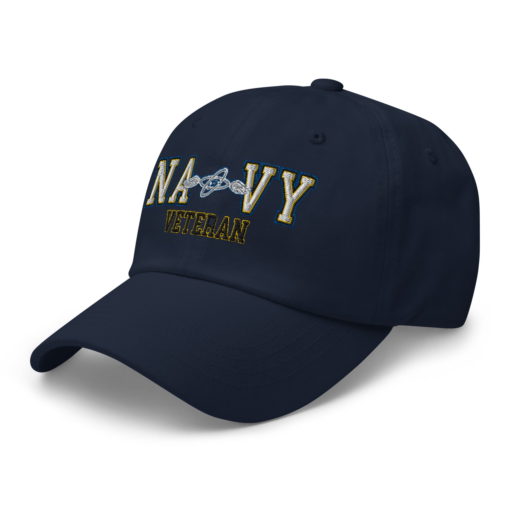 US Navy Aviation Electronics Technician Navy AT Veteran Embroidered Dad Hat