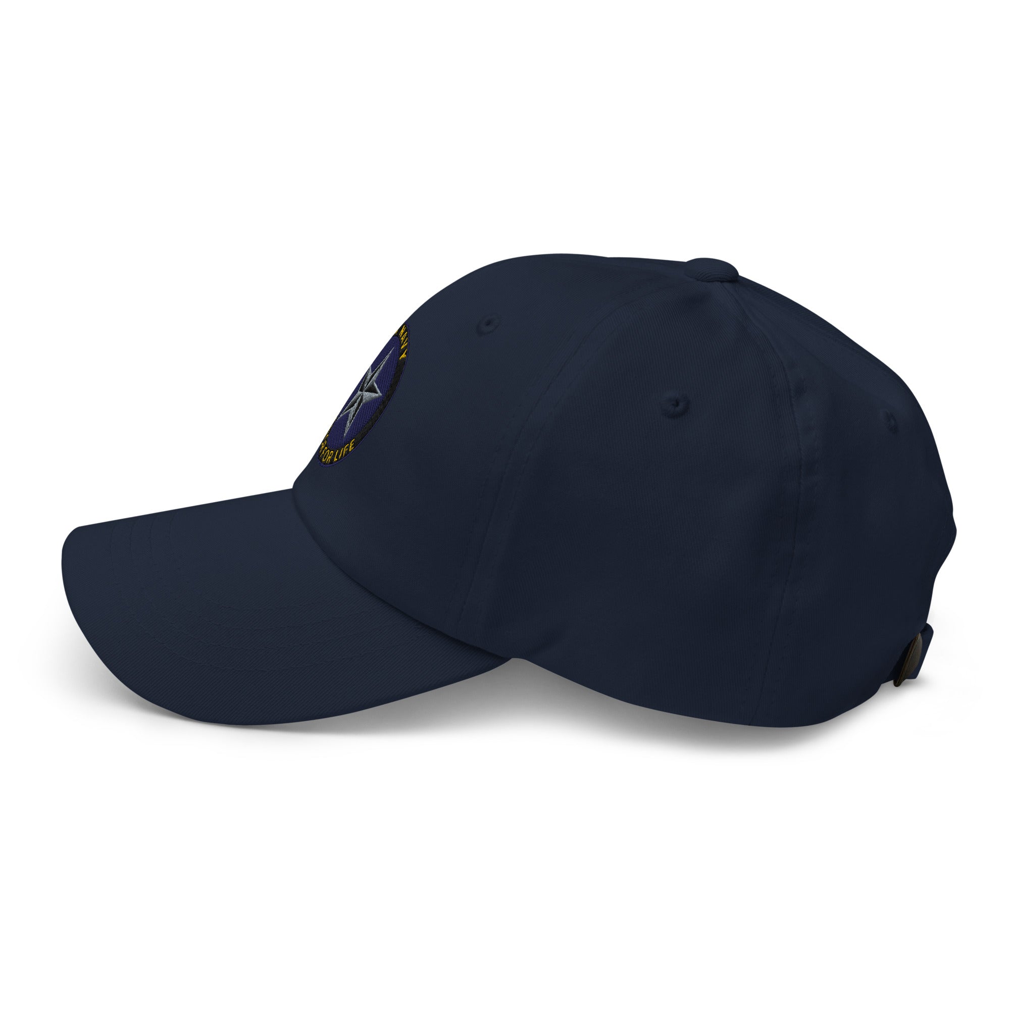 US Navy O-7 Rear Admiral Lower Half O7 RDML Flag Officer  Sailor For Life Embroidered Dad Hat