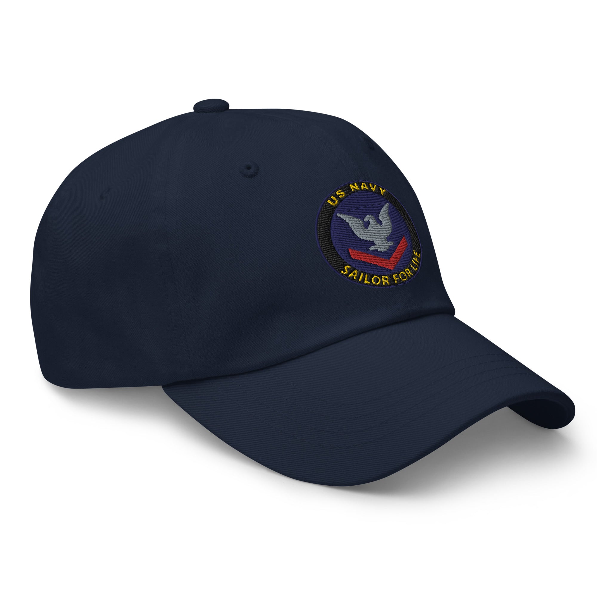 US Navy E-4 Sailor For Life Embroidered Dad Hat