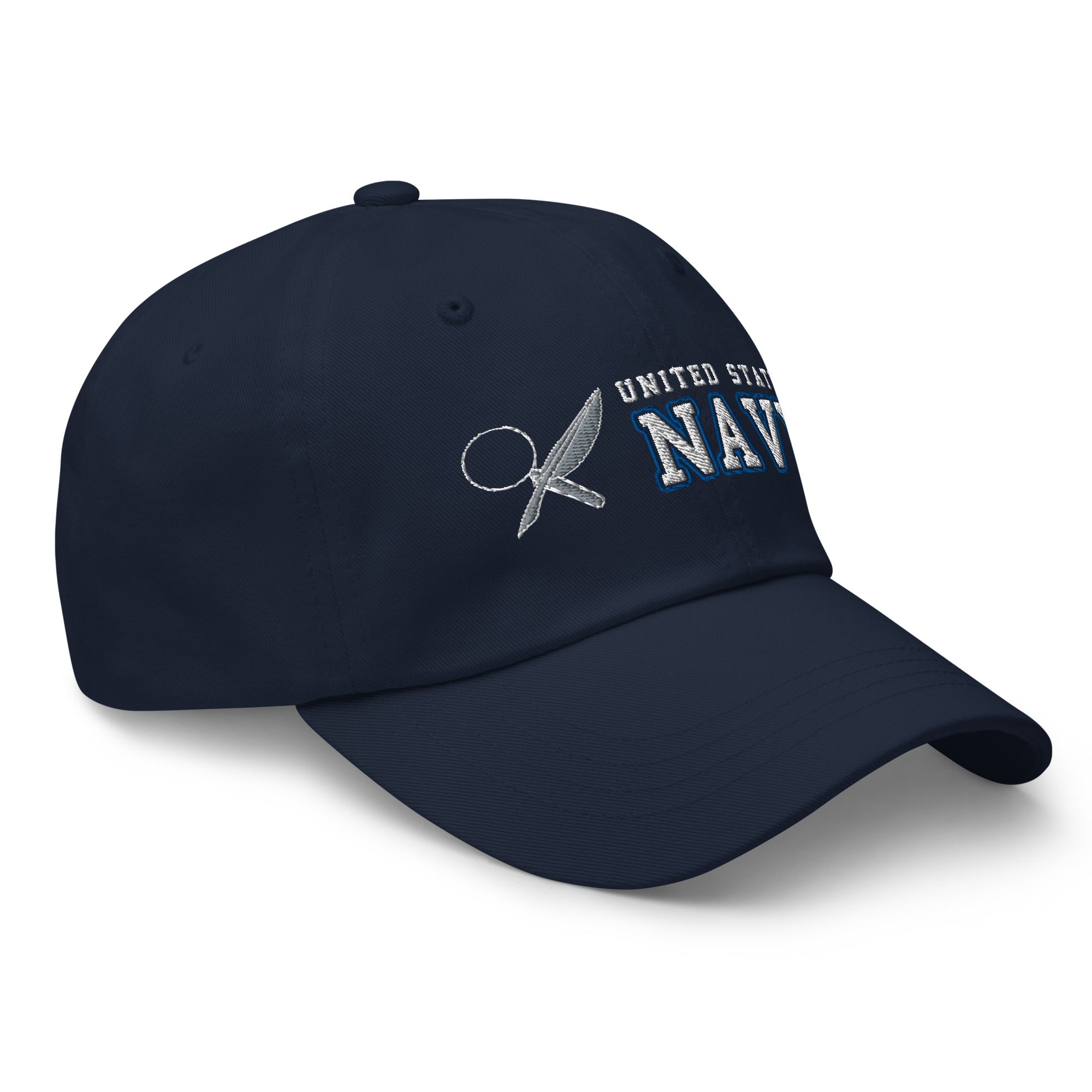 US Navy Intelligence Specialist Navy IS Ranks/Insignia Embroidered Dad Hat