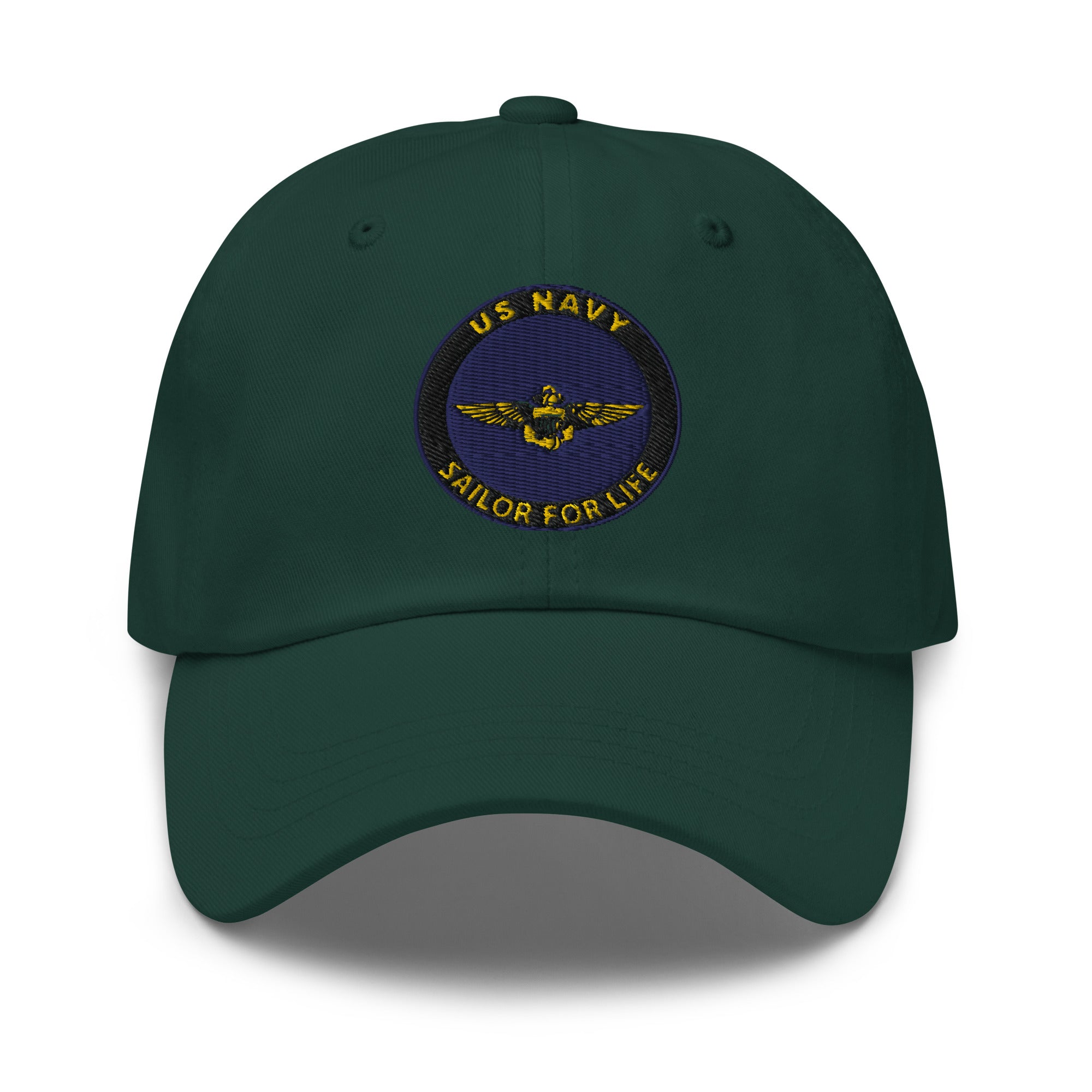 US Navy Naval Aviator Sailor For Life Embroidered Dad Hat