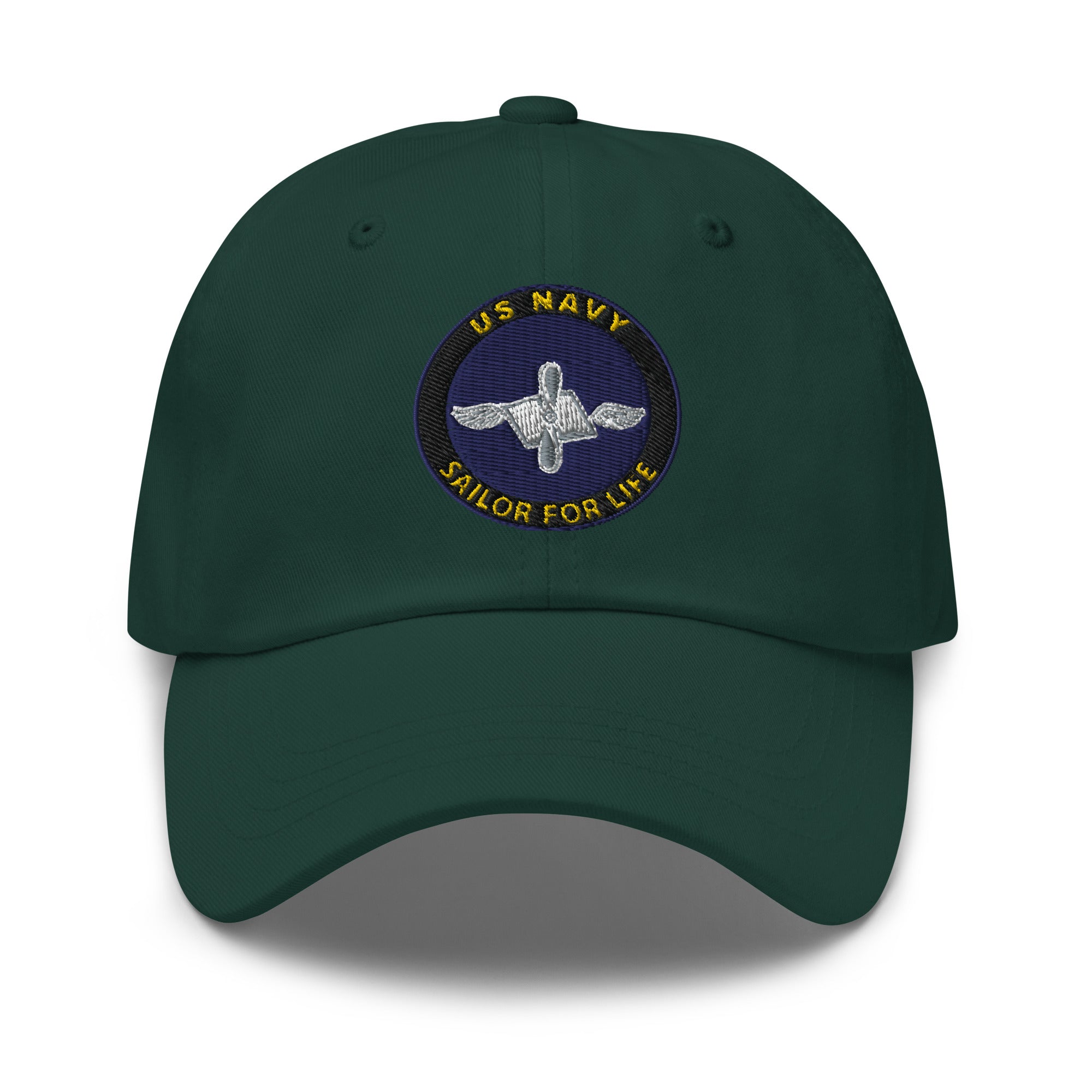 US Navy Aviation Maintenance Administrationman Navy AZ Sailor For Life Embroidered Dad Hat