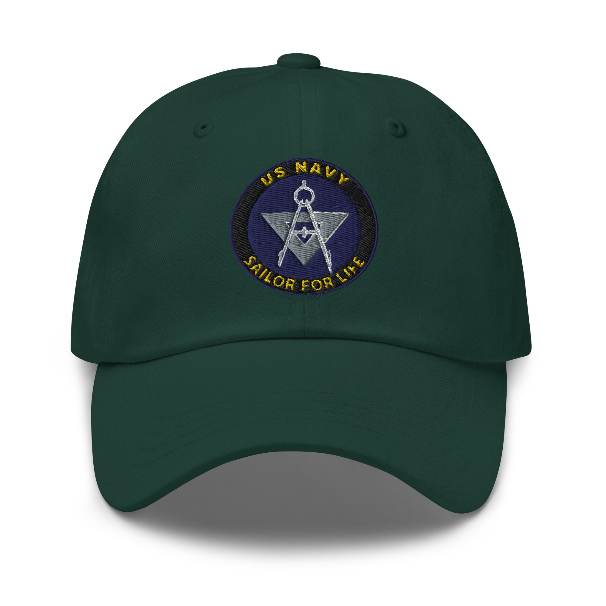 US Navy Draftsman Navy DM Sailor For Life Embroidered Dad Hat