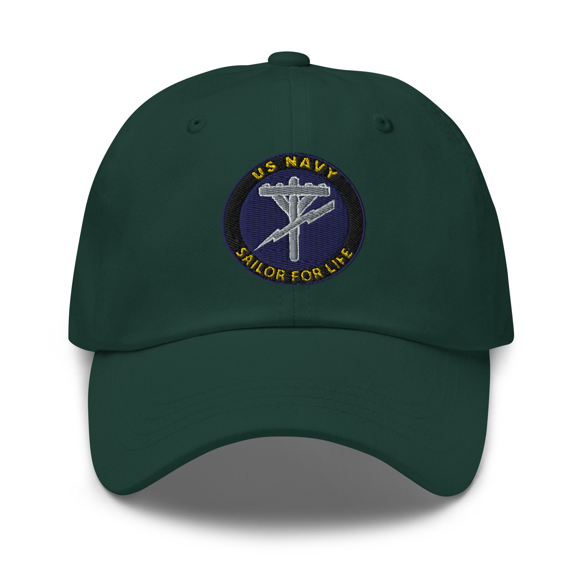 US Navy Construction Electrician Navy CE Sailor For Life Embroidered Dad Hat