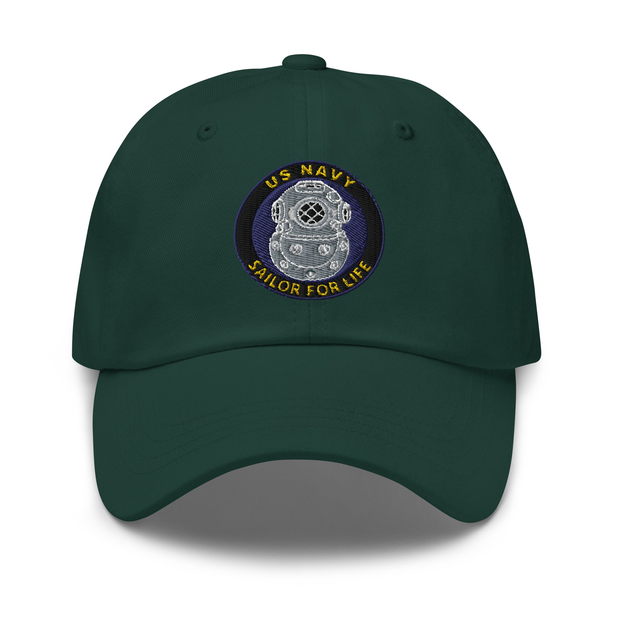 US Navy Diver Navy ND Sailor For Life Embroidered Dad Hat