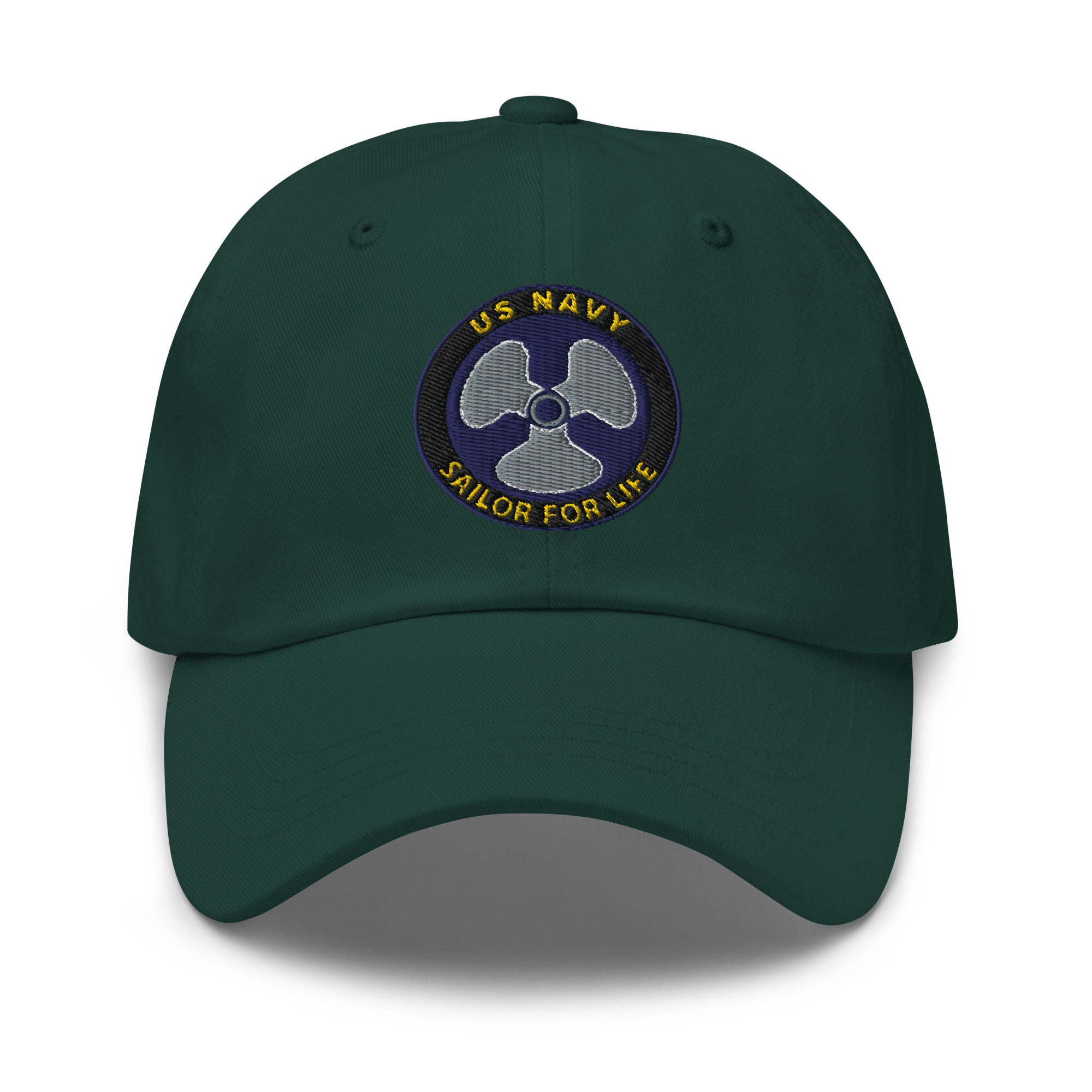 US US Navy Machinist_s Mate Navy MM Sailor For Life Embroidered Dad Hat