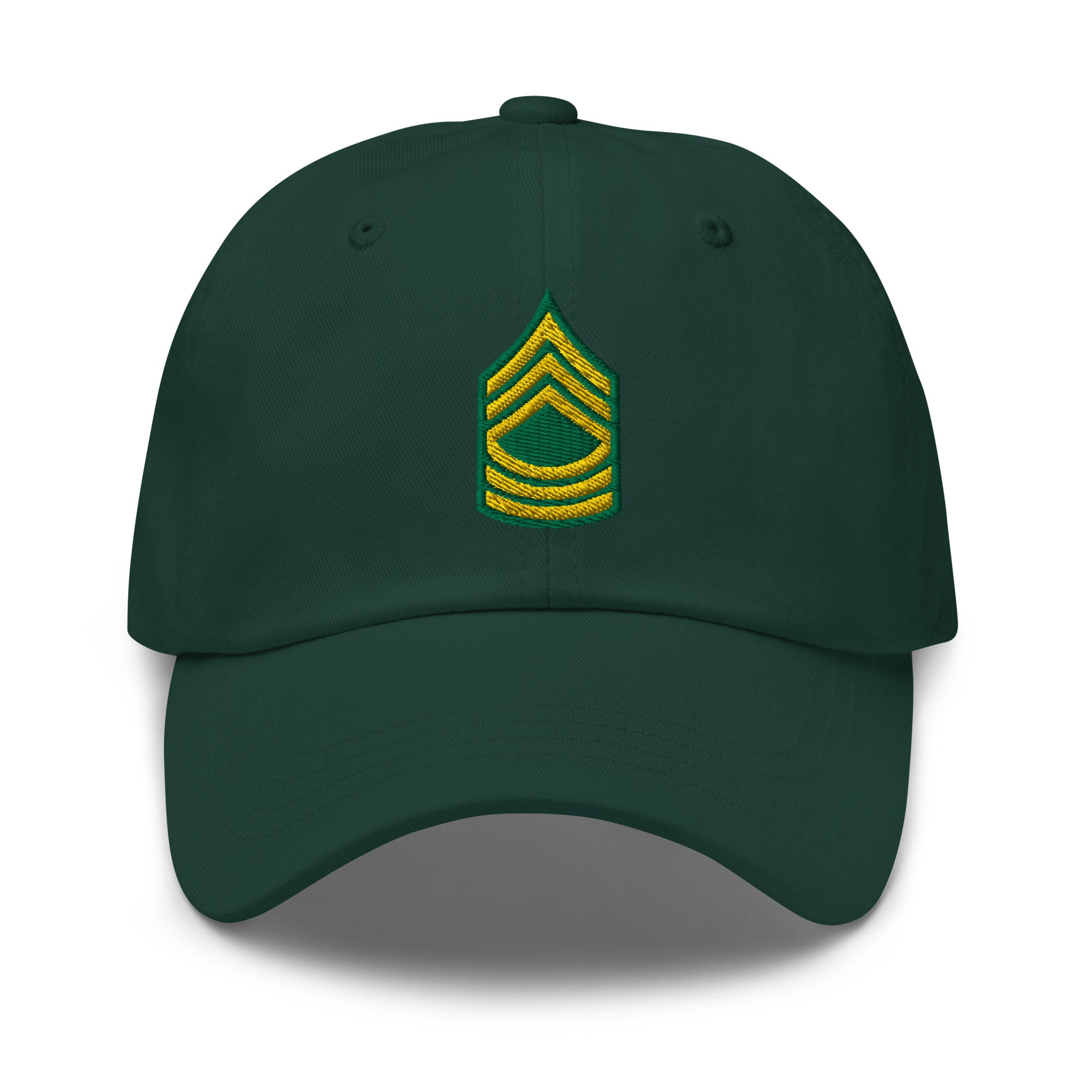 US Army E-8 Master Sergeant E8 MSG Insignia Embroidered Dad Hat