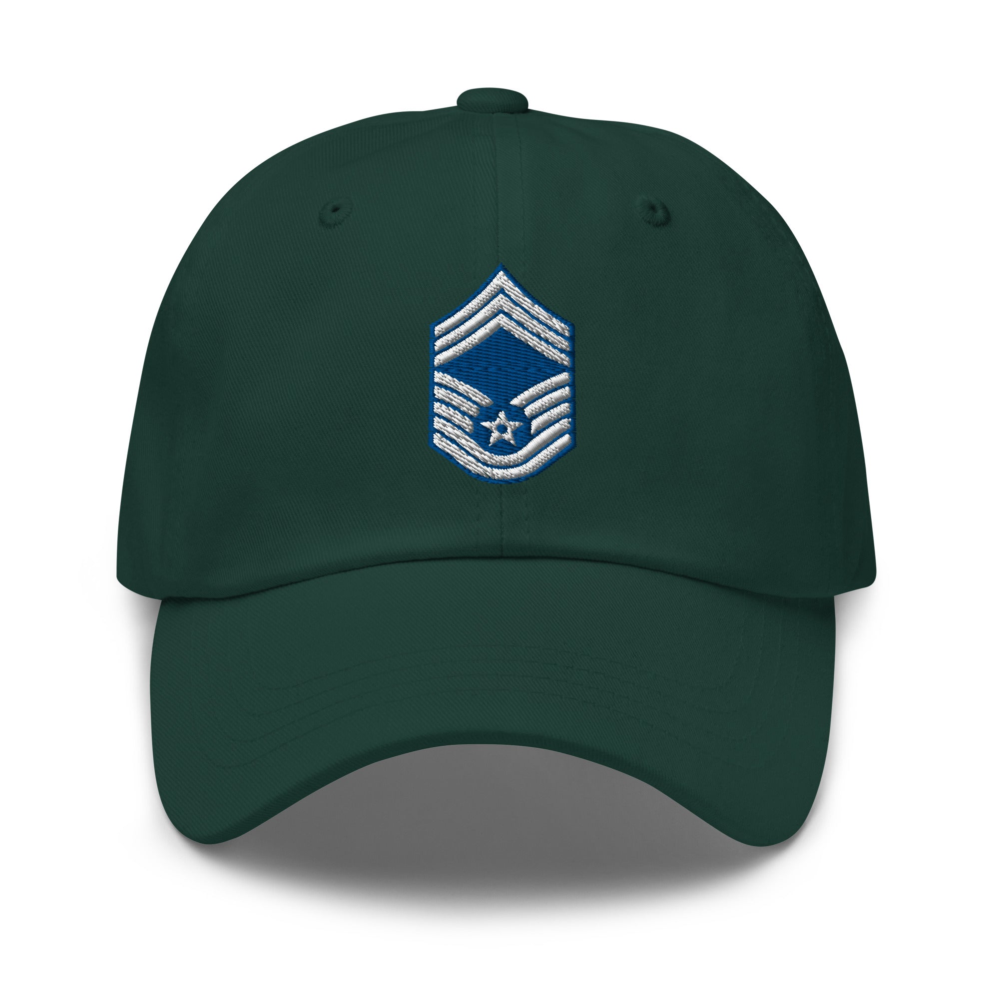 US Air Force E-9 Chief Master Sergeant CMSgt Insignia Embroidered Dad Hat