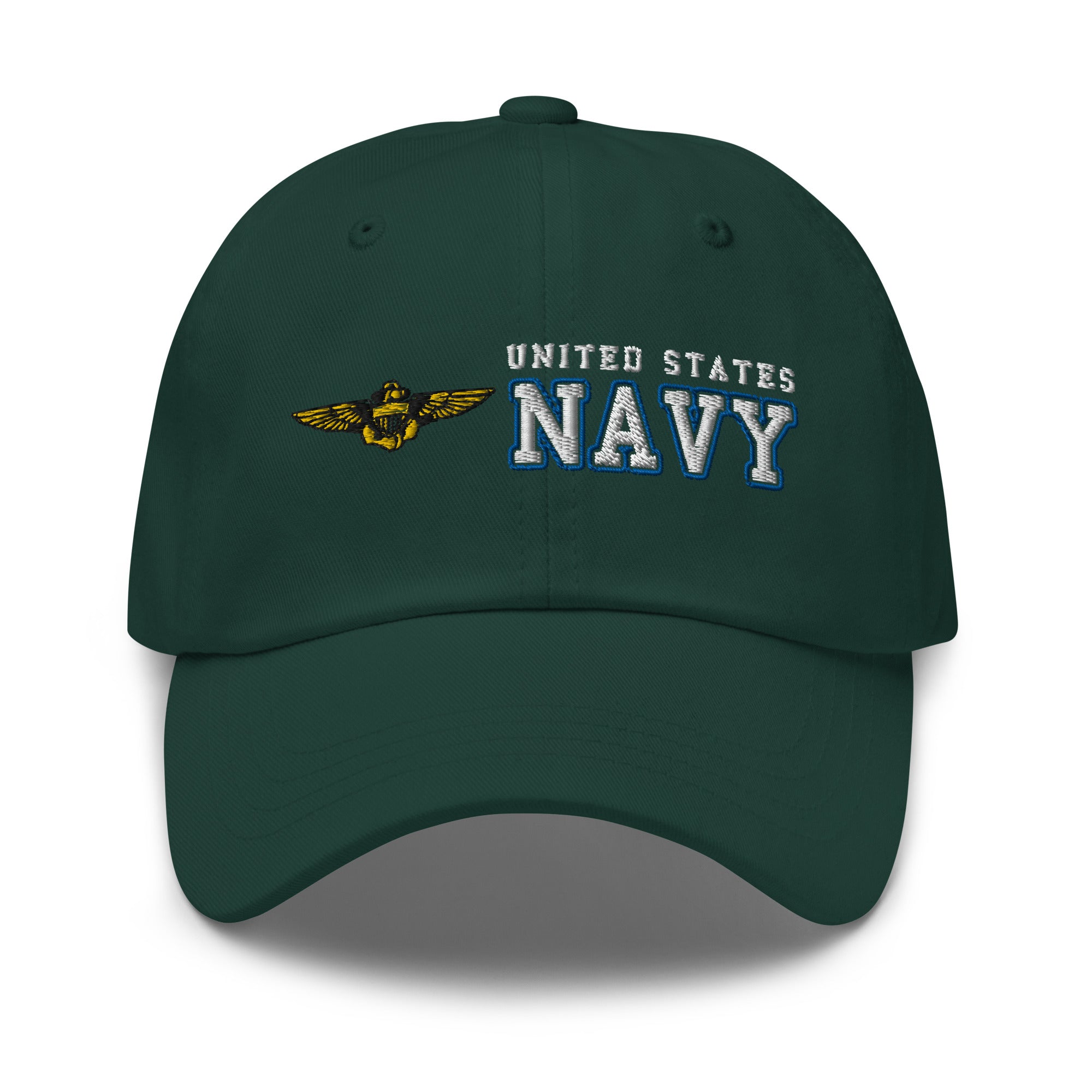 US Navy Naval Aviator Ranks/Insignia Embroidered Dad Hat