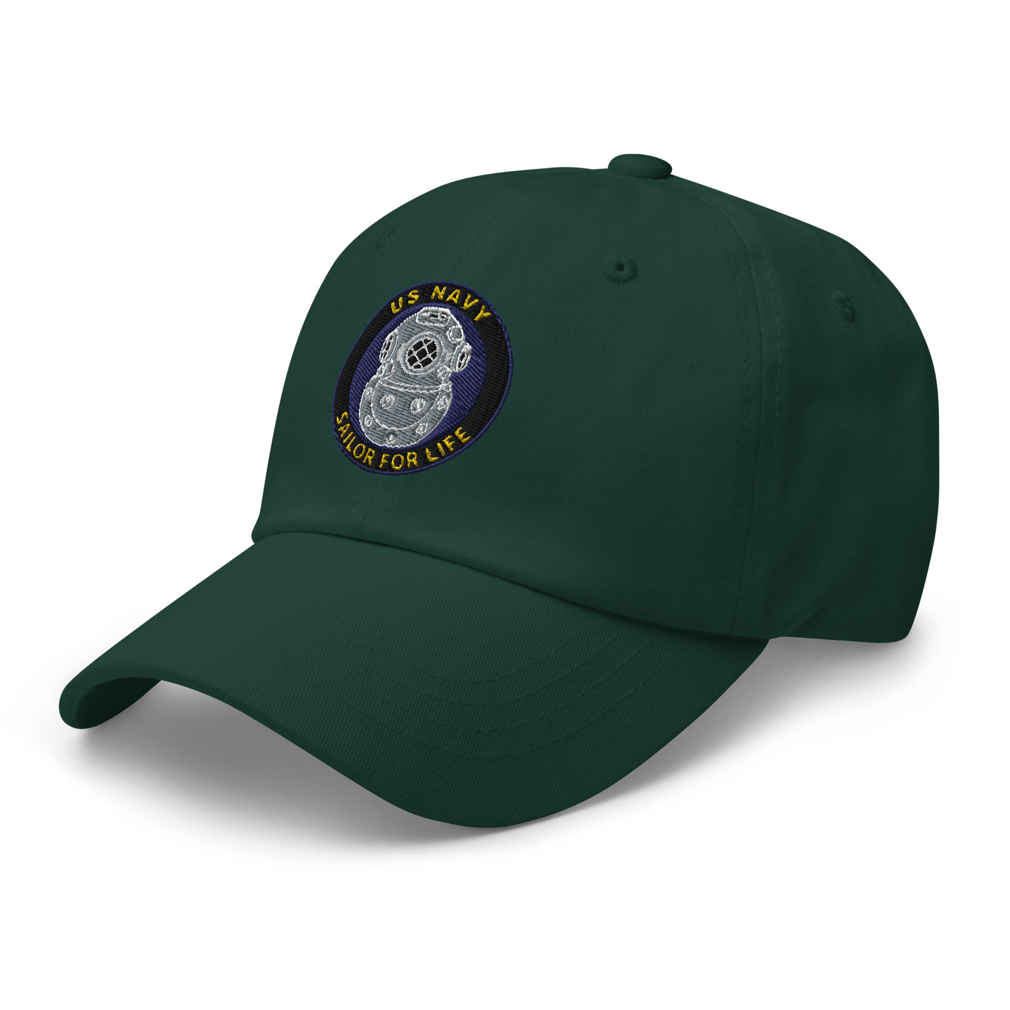 US Navy Diver Navy ND Sailor For Life Embroidered Dad Hat