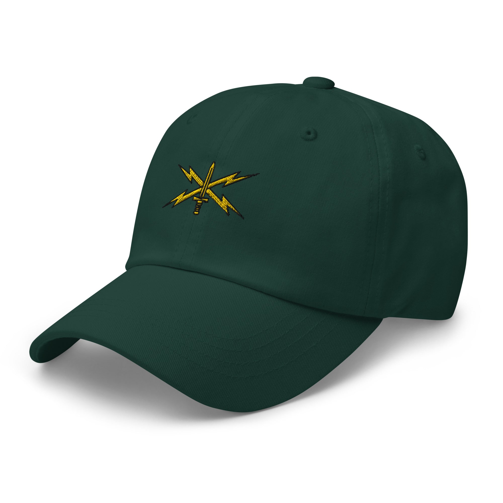 US Army Cyber Corps Insignia Embroidered Dad Hat