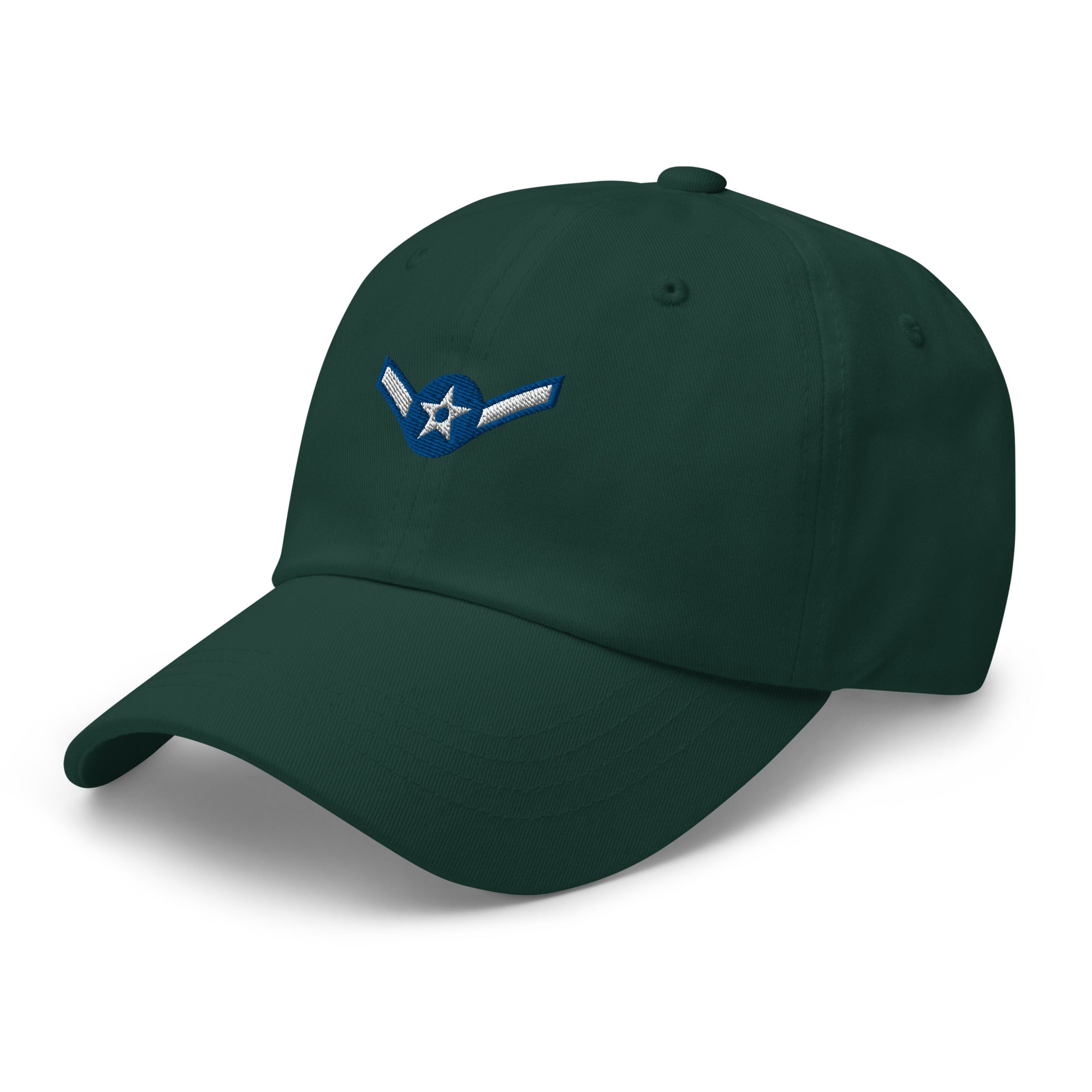 US Air Force E-2 Airman Amn Insignia Embroidered Dad Hat