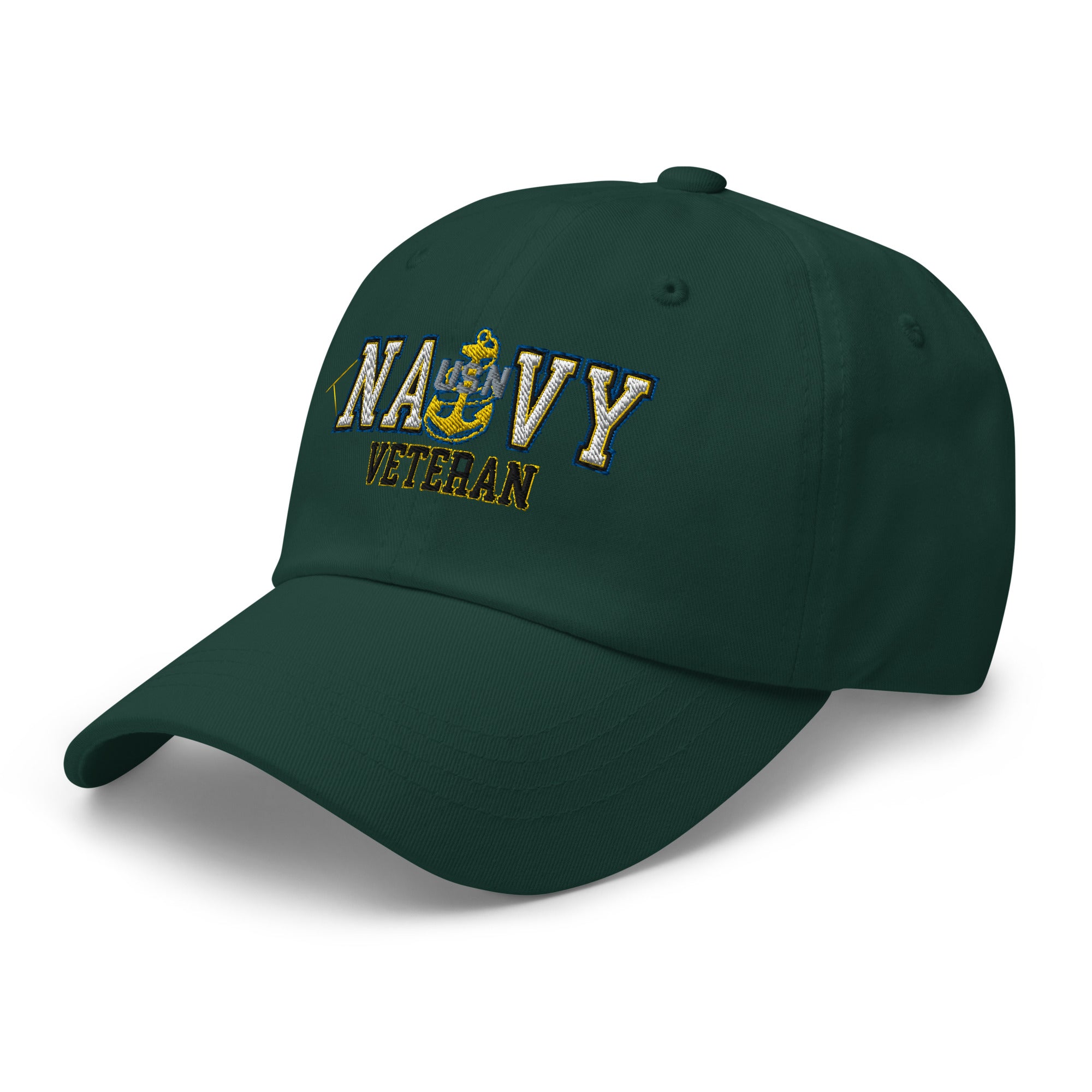 US Navy E-7 CPO Veteran Embroidered Dad Hat