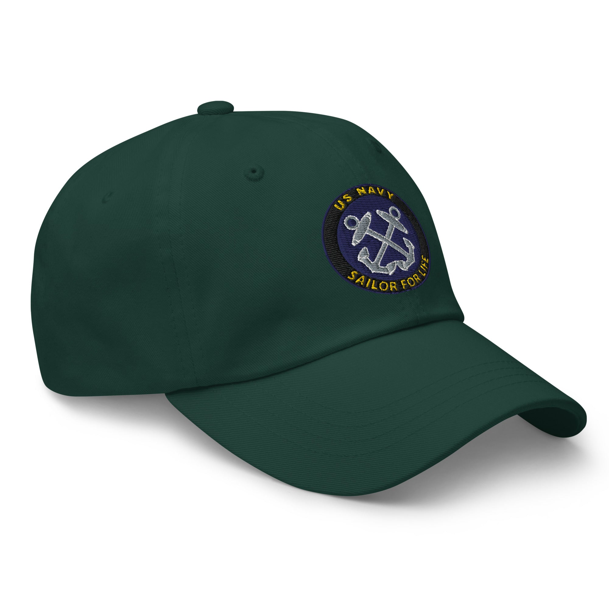 US Navy Boatswain_s Mate Navy BM Sailor For Life Embroidered Dad Hat