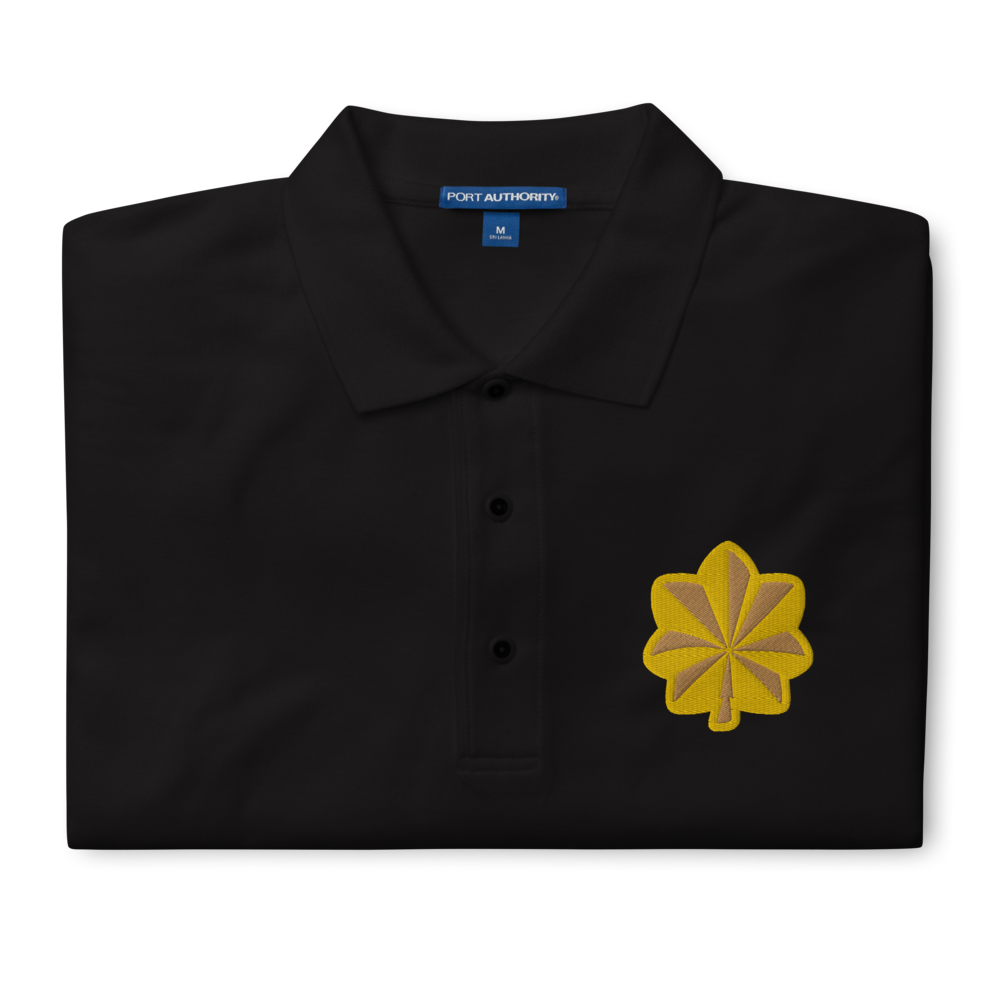 Custom US Army Ranks, Insignia Embroidered Port Authority Polo Shirt