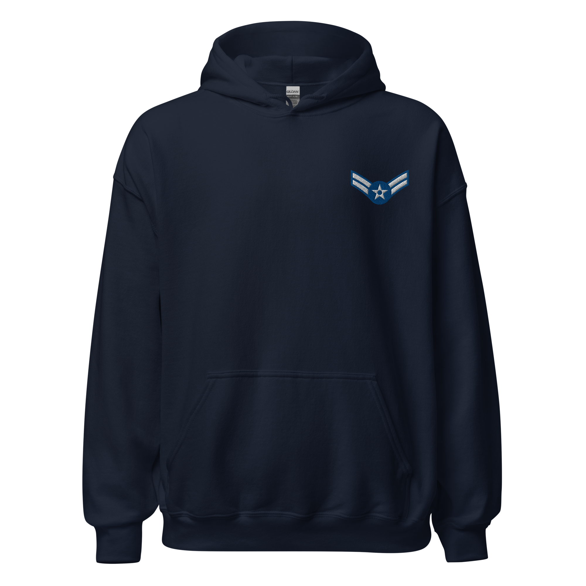 Custom US Air Force Ranks, Insignia Embroidered Unisex Hoodie