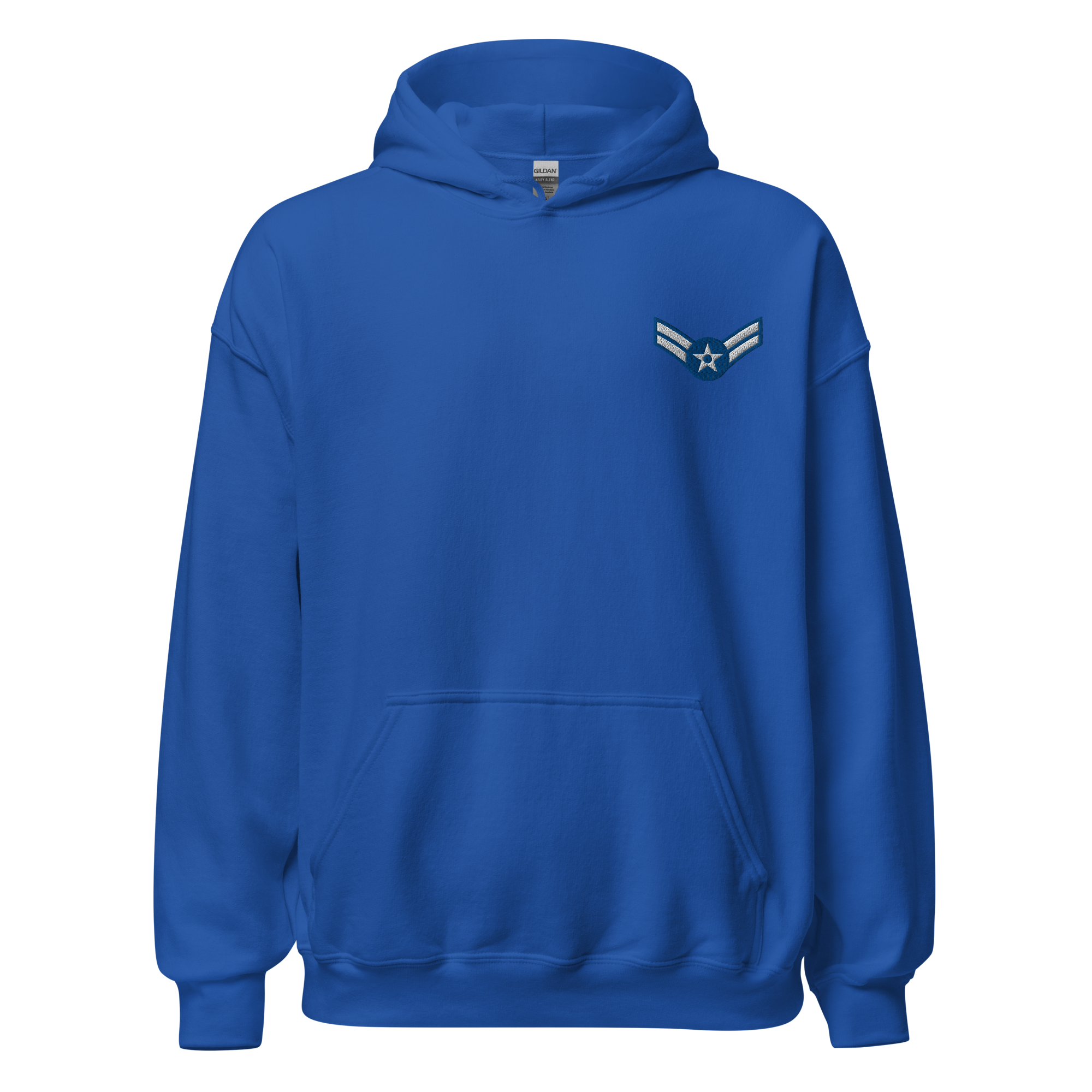 Custom US Air Force Ranks, Insignia Embroidered Unisex Hoodie