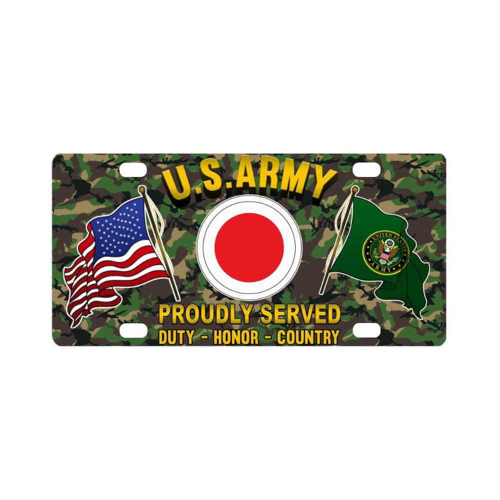 US ARMY 37TH INFANTRY BRIGADE COMBAT TEAM- Classic License Plate-LicensePlate-Army-CSIB-Veterans Nation