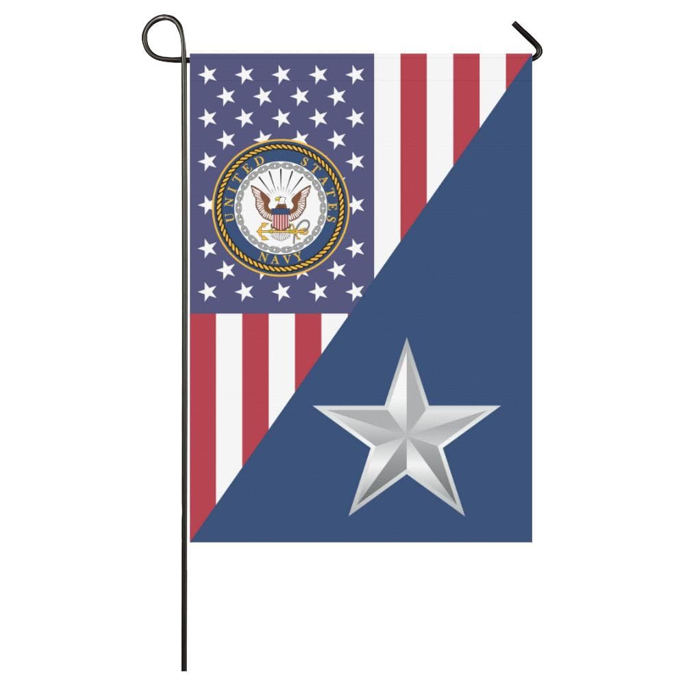 US Navy O-7 Rear Admiral Lower Half O7 RDML House Flag 28 inches x 40 inches Twin-Side Printing-HouseFlag-Navy-Officer-Veterans Nation