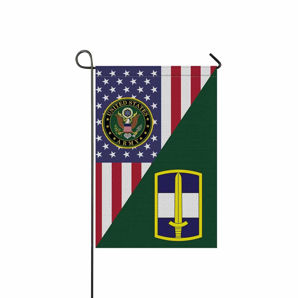 US ARMY 308 CIVIL AFFAIRS BRIGADE Garden Flag/Yard Flag 12 inches x 18 inches Twin-Side Printing-GDFlag-Army-CSIB-Veterans Nation