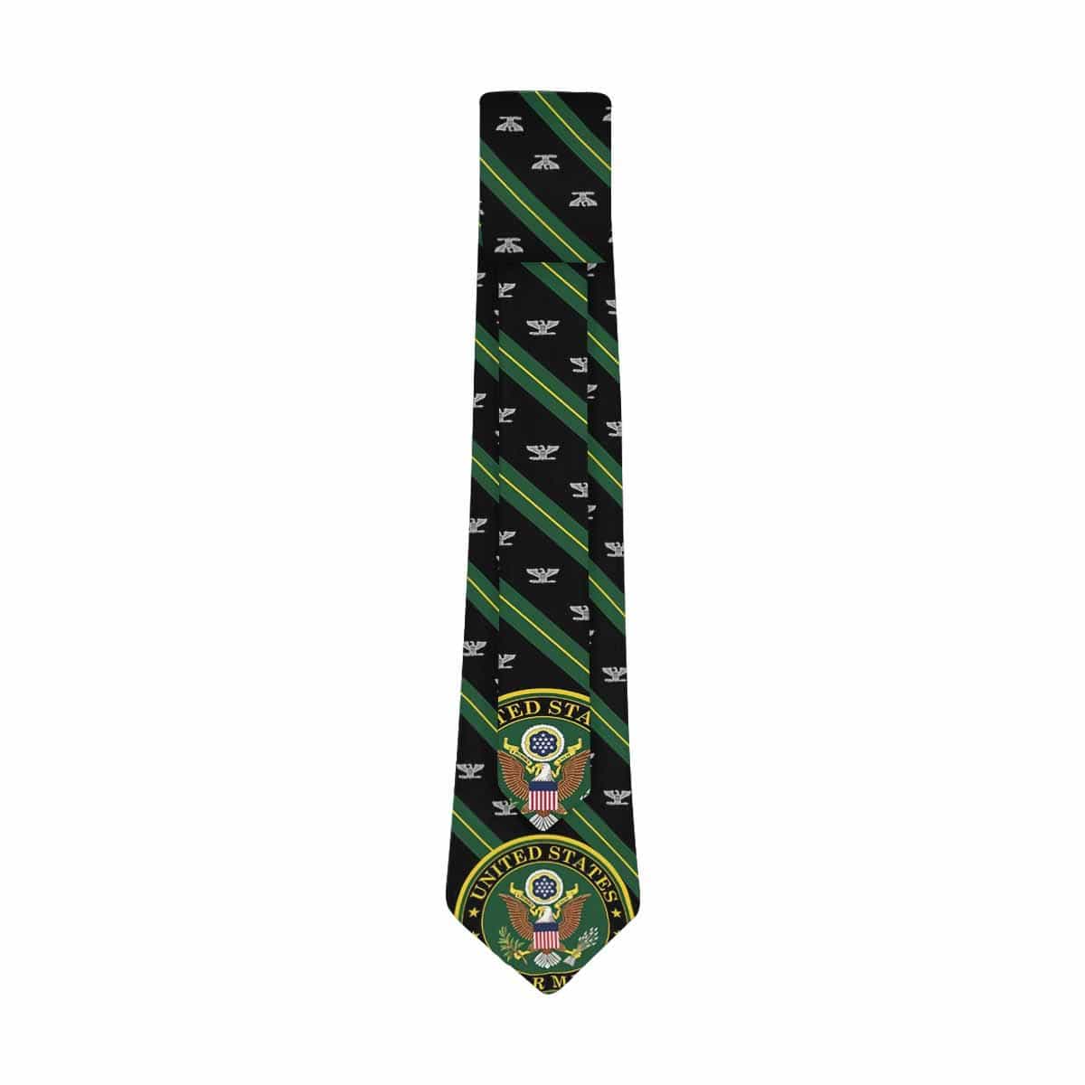 US Army O-6 Classic Necktie (Two Sides)-Necktie-Army-Ranks-Veterans Nation