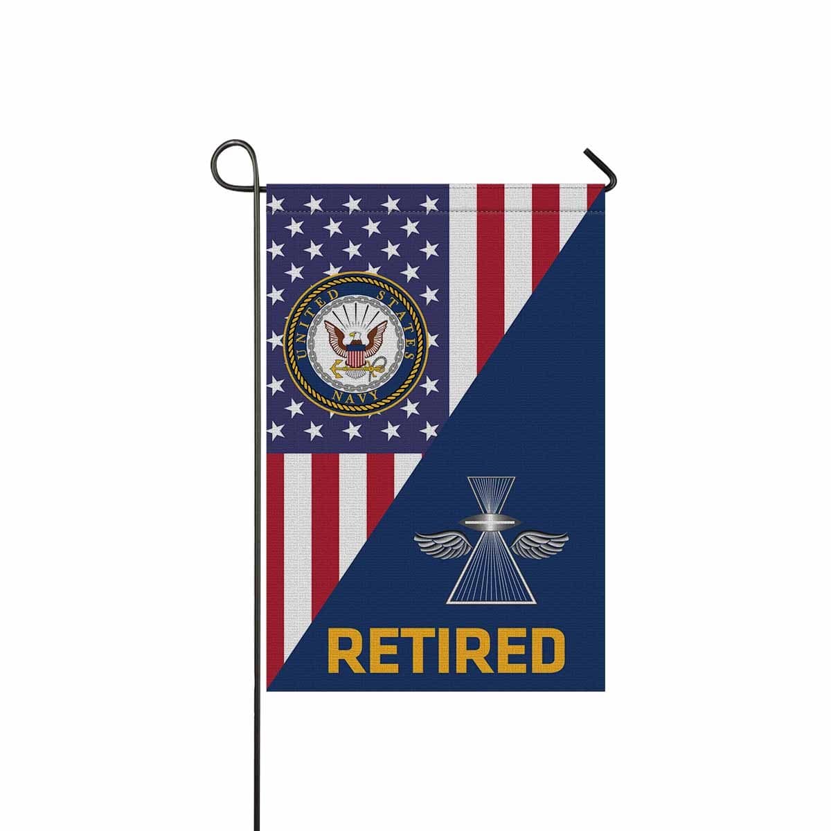 US Navy Photographer's Mate Navy PH Retired Garden Flag/Yard Flag 12 inches x 18 inches Twin-Side Printing-GDFlag-Navy-Rate-Veterans Nation