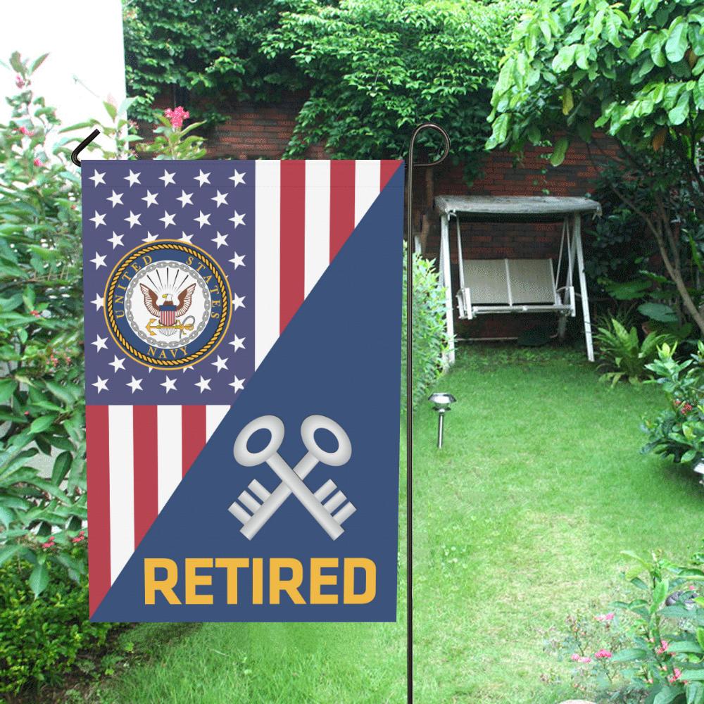 US Navy Storekeeper Navy SK Retired House Flag 28 inches x 40 inches Twin-Side Printing-HouseFlag-Navy-Rate-Veterans Nation