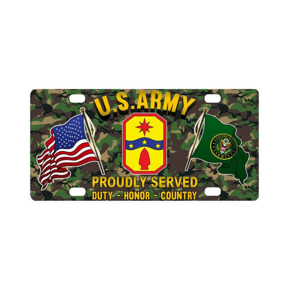 US ARMY 371ST SUSTAINMENT BRIGADE- Classic License Plate-LicensePlate-Army-CSIB-Veterans Nation