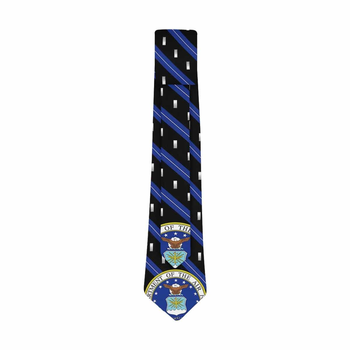 US Air Force O-2 Classic Necktie (Two Sides)-Necktie-USAF-Ranks-Veterans Nation