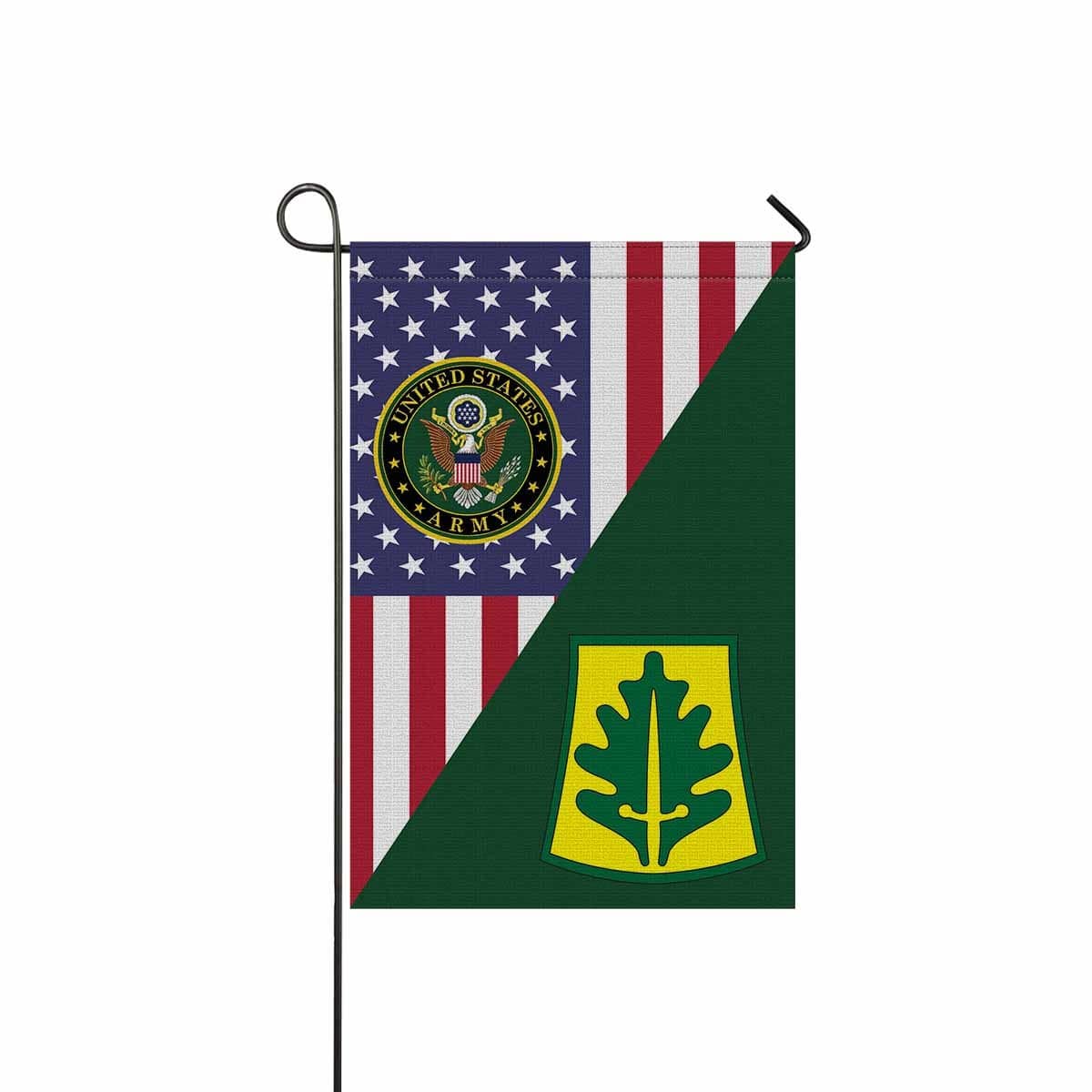 US ARMY 333RD MILITARY POLICE BRIGADE Garden Flag/Yard Flag 12 inches x 18 inches Twin-Side Printing-GDFlag-Army-CSIB-Veterans Nation