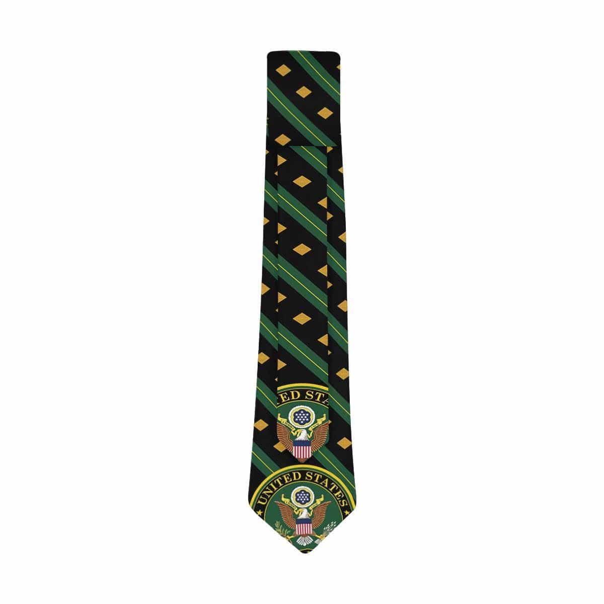 US Army Finance Corps Classic Necktie (Two Sides)-Necktie-Army-Branch-Veterans Nation