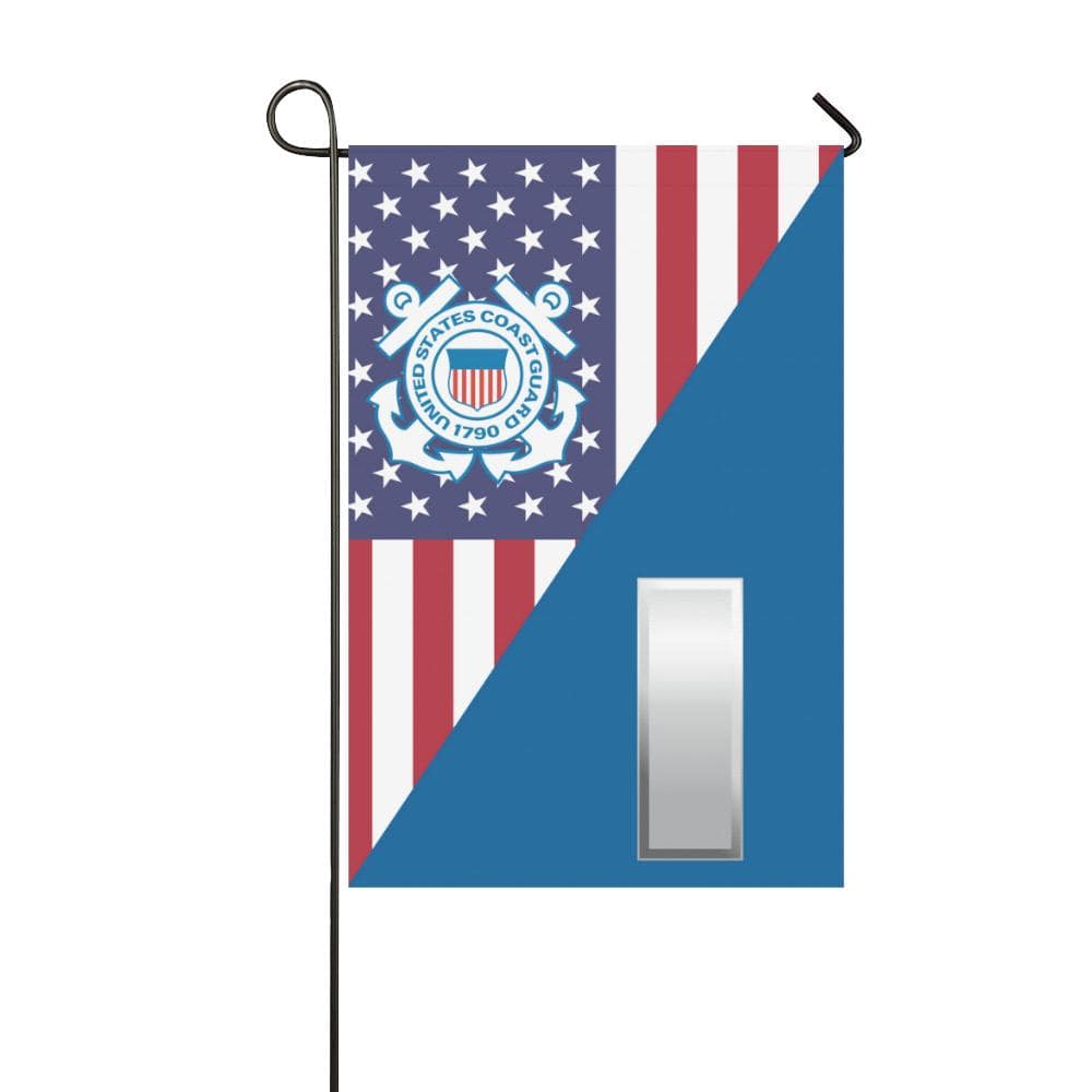 US Coast Guard O-2 Lieutenant Junior Grade O2 LTJG Garden Flag/Yard Flag 12 inches x 18 inches-GDFlag-USCG-Officer-Veterans Nation