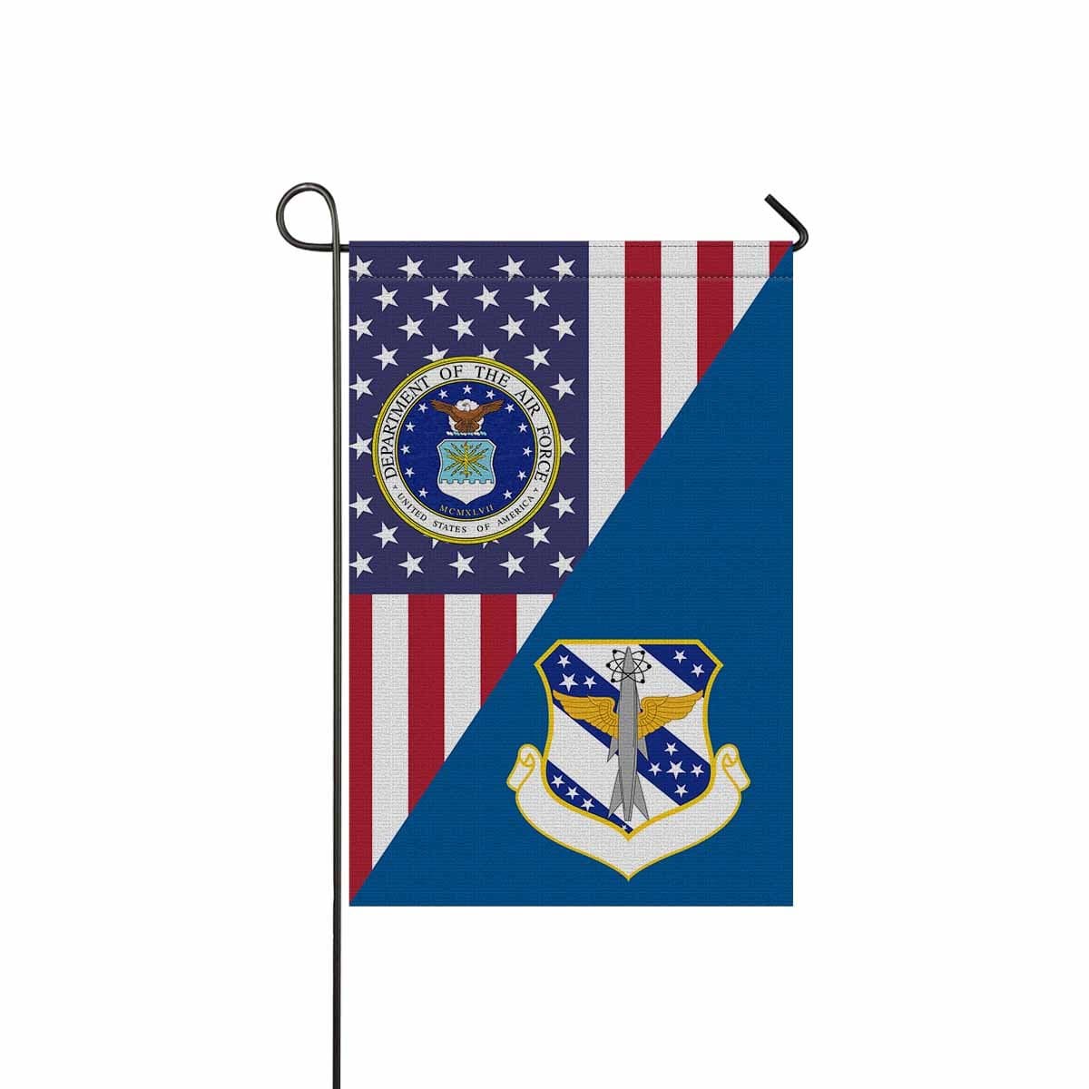 US Air Force 813th Strategic Aerospace Division Garden Flag/Yard Flag 12 inches x 18 inches Twin-Side Printing-GDFlag-USAF-AirDivision-Veterans Nation