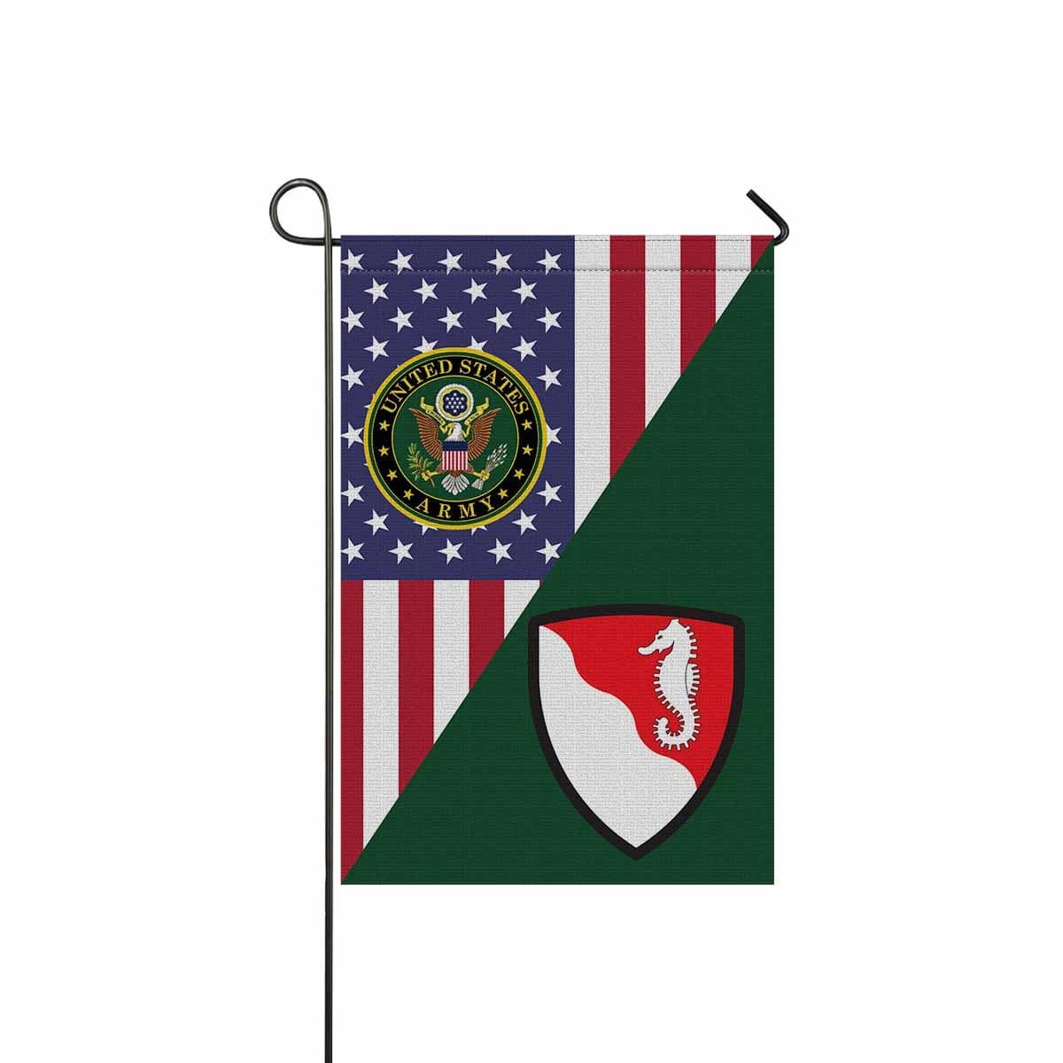 US ARMY 36TH ENGINEER BRIGADE Garden Flag/Yard Flag 12 inches x 18 inches Twin-Side Printing-GDFlag-Army-CSIB-Veterans Nation