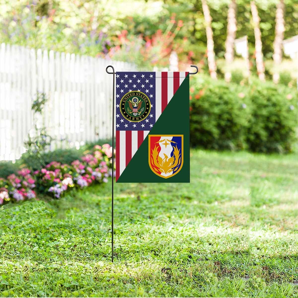 US ARMY 36TH SUSTAINMENT BRIGADE Garden Flag/Yard Flag 12 inches x 18 inches Twin-Side Printing-GDFlag-Army-CSIB-Veterans Nation