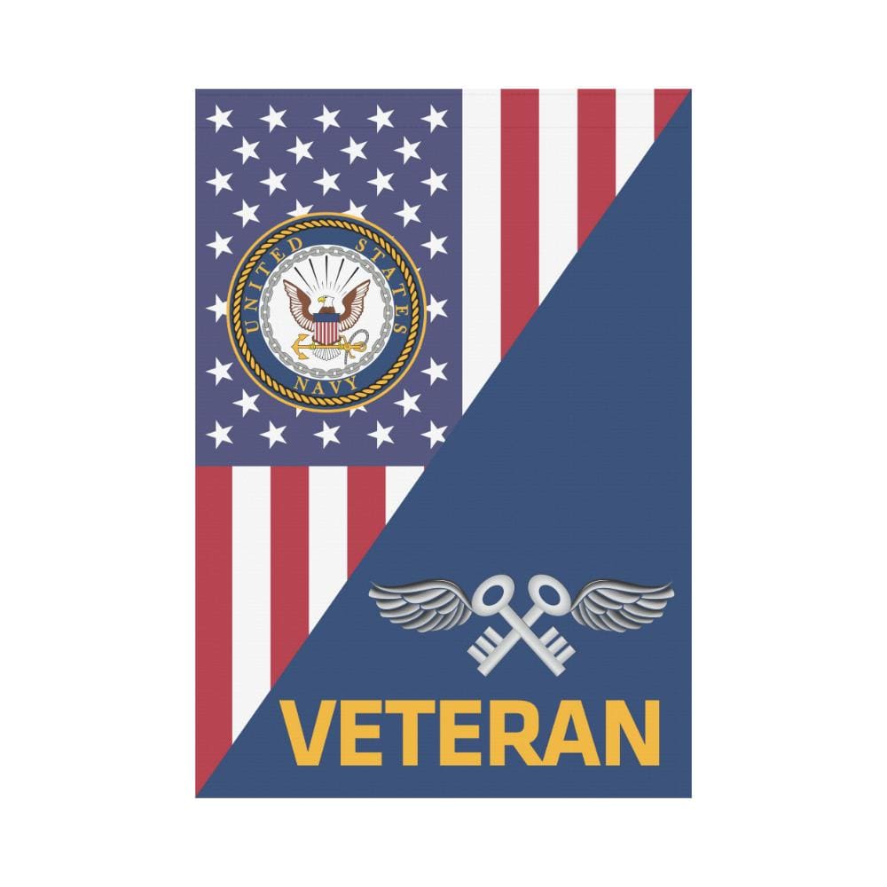 US Navy Aviation Storekeeper Navy AK Veteran House Flag 28 inches x 40 inches Twin-Side Printing-HouseFlag-Navy-Rate-Veterans Nation