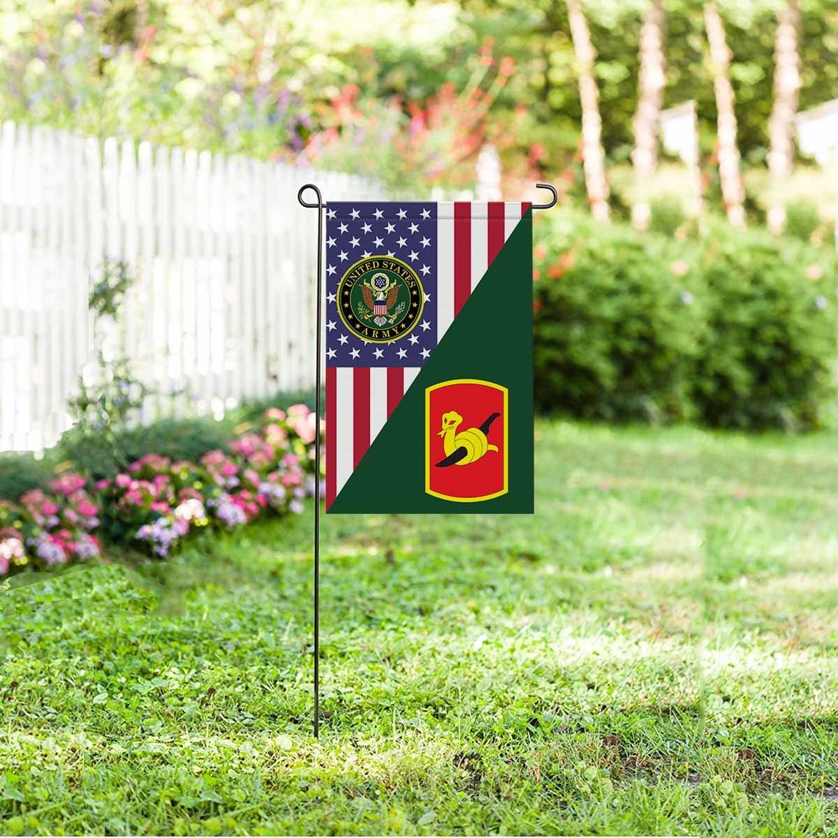 US ARMY 153RD FIELD ARTILLERY BRIGADE Garden Flag/Yard Flag 12 inches x 18 inches Twin-Side Printing-GDFlag-Army-CSIB-Veterans Nation