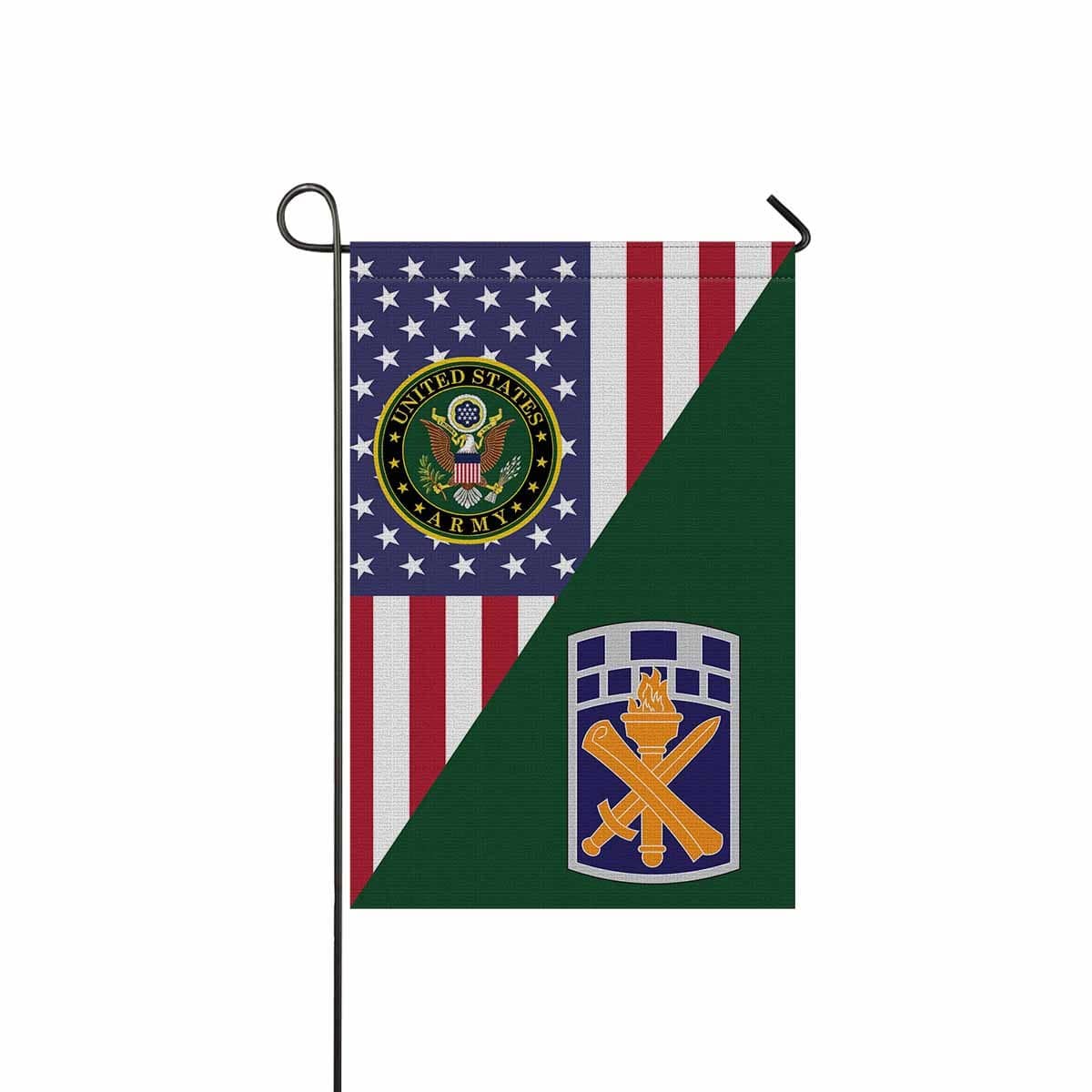 US ARMY 351ST CIVIL AFFAIRS COMMAND Garden Flag/Yard Flag 12 inches x 18 inches Twin-Side Printing-GDFlag-Army-CSIB-Veterans Nation