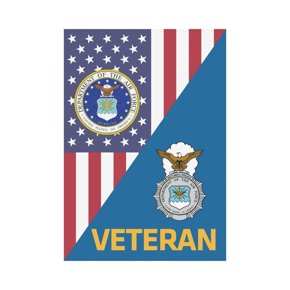 US Air Force Security Police Veteran House Flag 28 inches x 40 inches Twin-Side Printing-HouseFlag-USAF-Shield-Veterans Nation