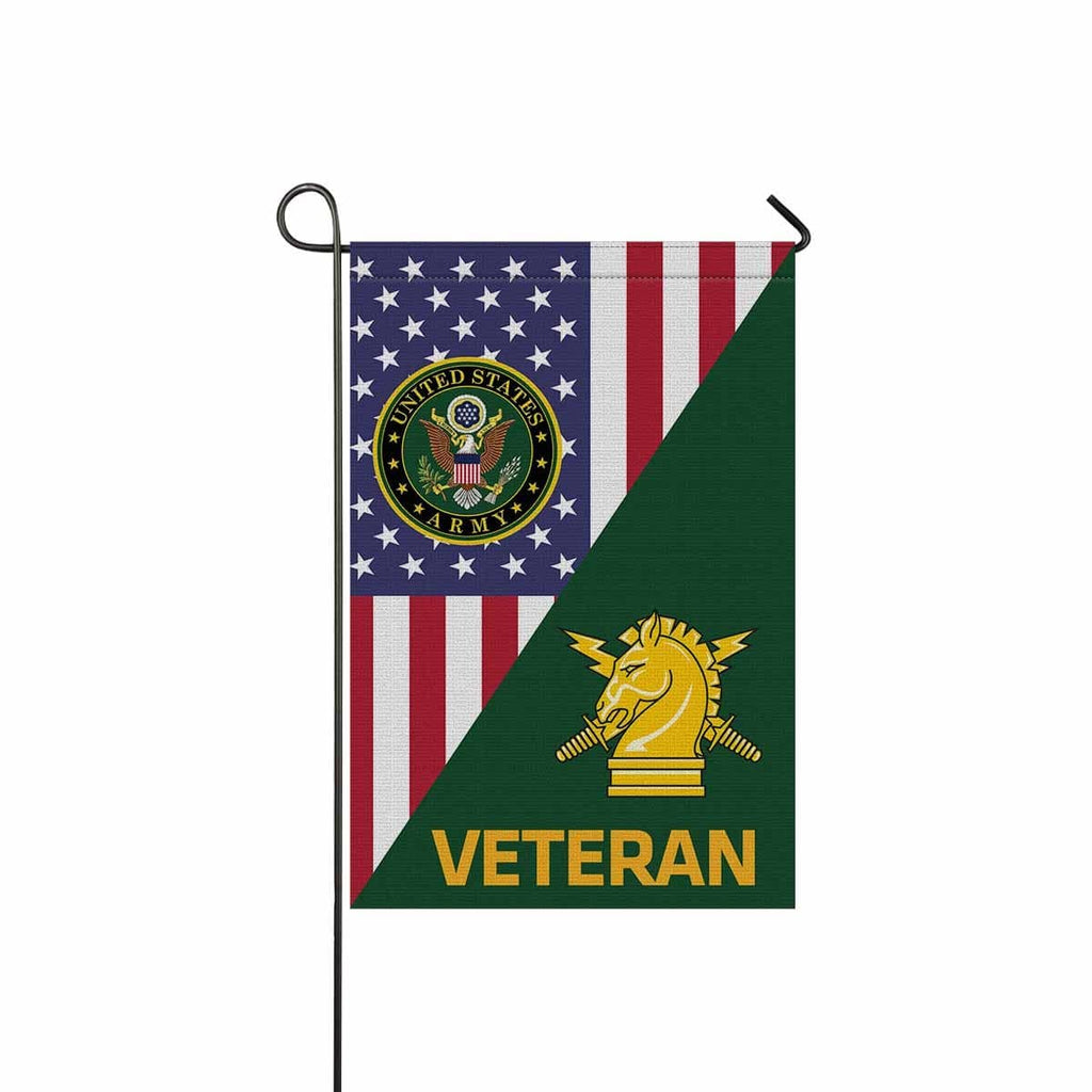 US Army Psychological Ops Veteran Garden Flag/Yard Flag 12 Inch x 18 Inch Twin-Side Printing-GDFlag-Army-Branch-Veterans Nation